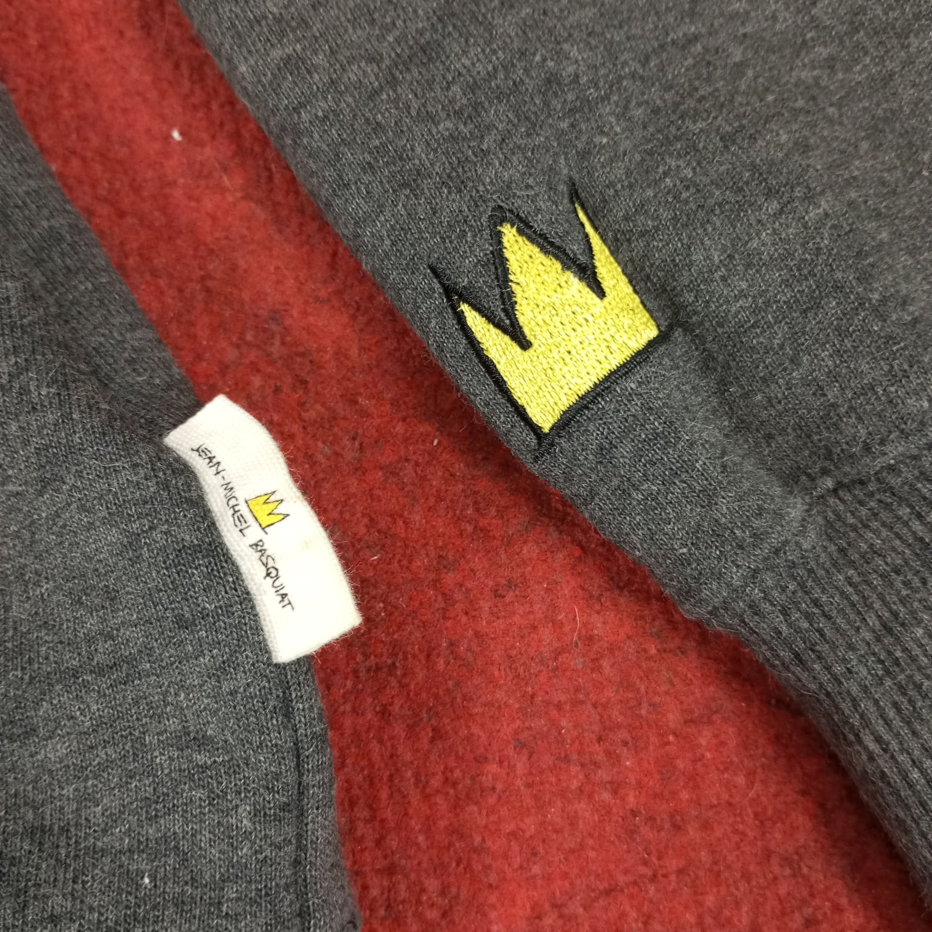 Japanese Brand × Jean-Michel Basquiat × Vintage Jean Michel Basquiat Hoodies Streetwear Style Size US L / EU 52-54 / 3 - 7 Thumbnail