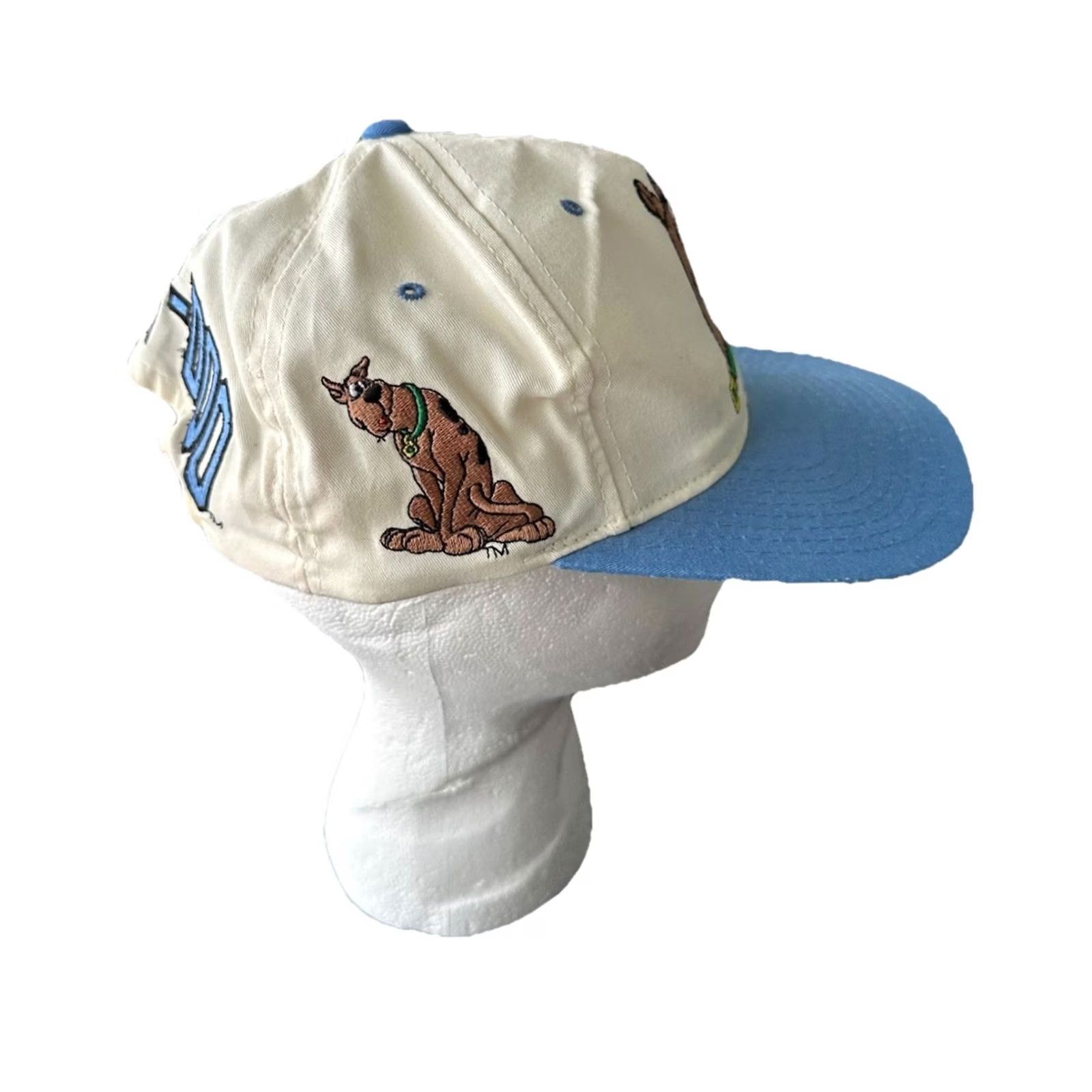 American Needle VINTAGE 1993 Scooby Doo Snapback American Needle 90s White Cotton Men One Size Adjustable Hats Size ONE SIZE - 3 Thumbnail