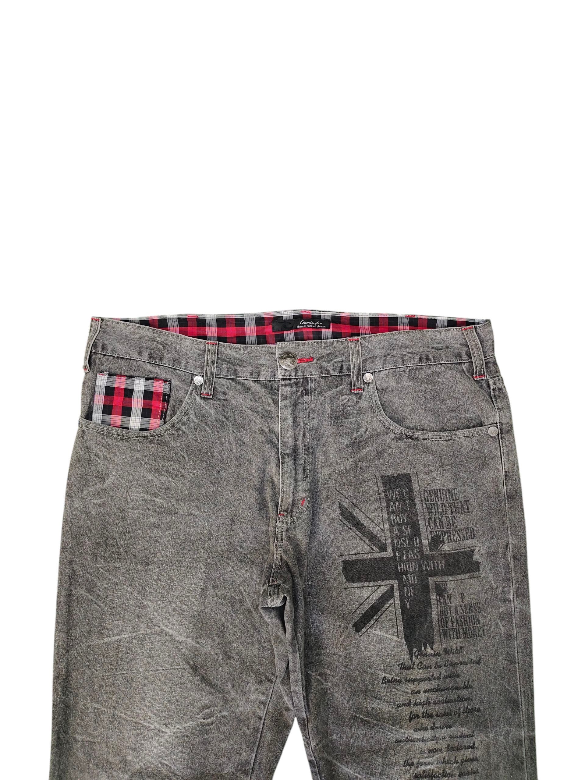 Hysteric Glamour × Undercover Vintage Dominate Japan Cross Poem Clawmark Denim Jeans Size US 40 / EU 56 - 3 Thumbnail