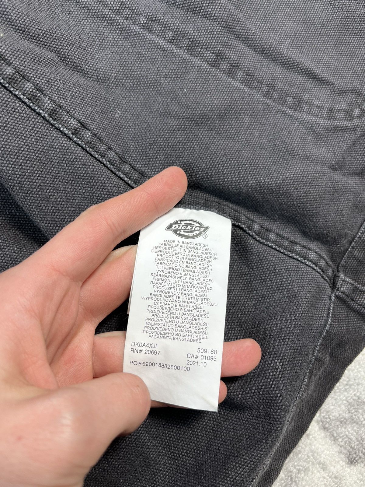 Dickies Dickies Black Work Jacket Quilted Lined Workwear Boxy Fit Size US S / EU 44-46 / 1 - 9 Thumbnail