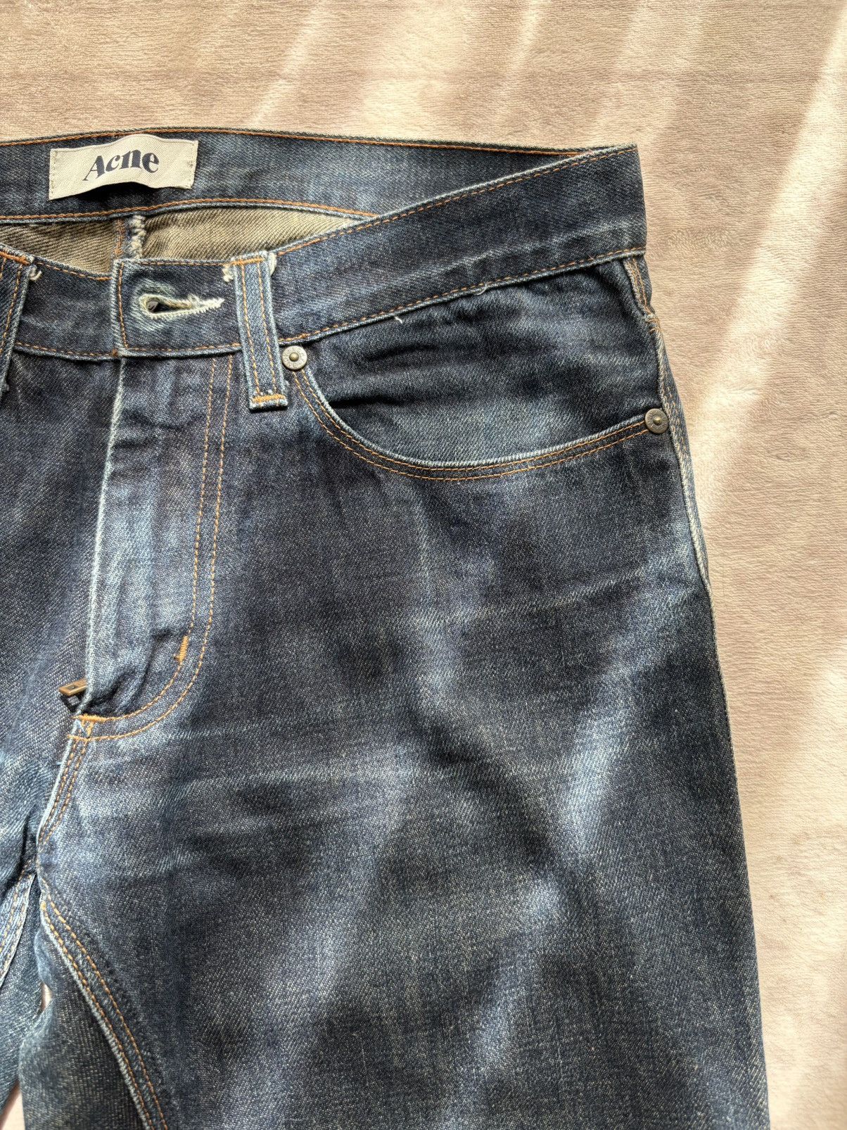 Acne Studios Acne Studios Max Raw Denim Jeans Size US 30 / EU 46 - 7 Thumbnail