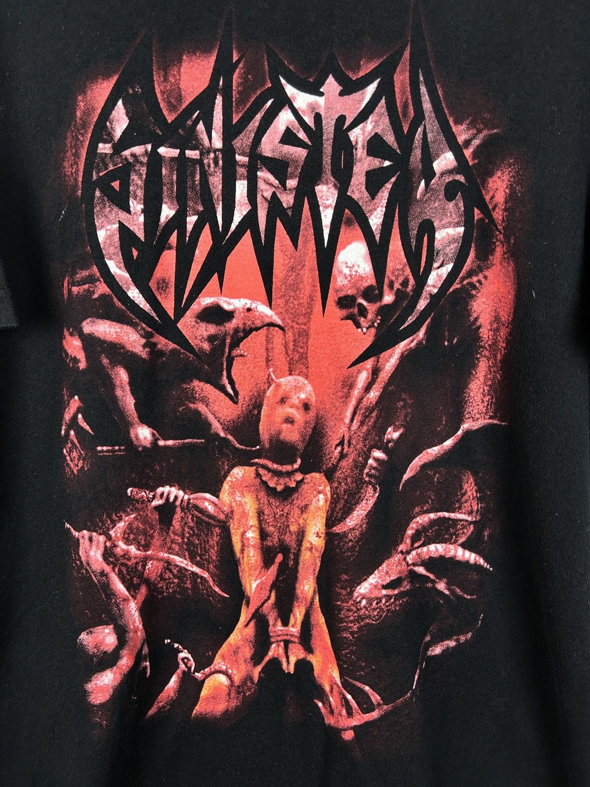 00s Sinister 2001 I Witness, I Lie, I Kill Death Metal Tee