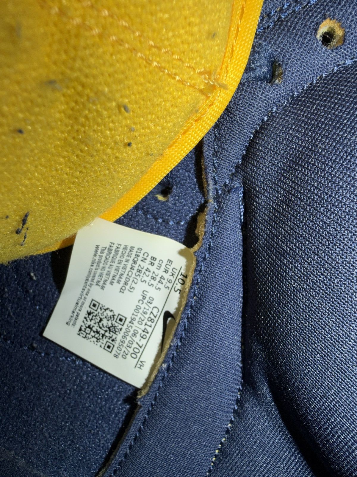 Nike Nike dunk high michigan (2020) Size US 10.5 / EU 43-44 - 6 Thumbnail