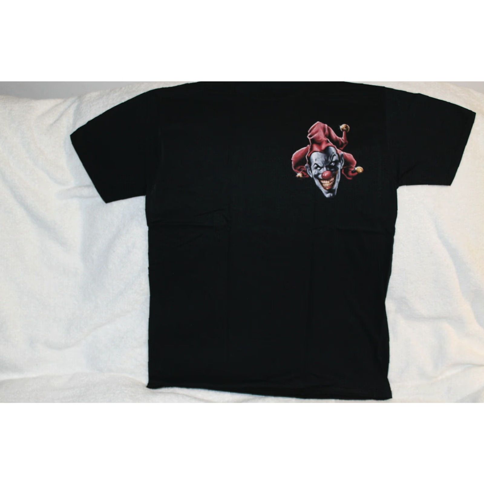 Vintage JOKER GRAPHIC T-SHIRT Mens Black Medium Size US M / EU 48-50 / 2 - 3 Thumbnail