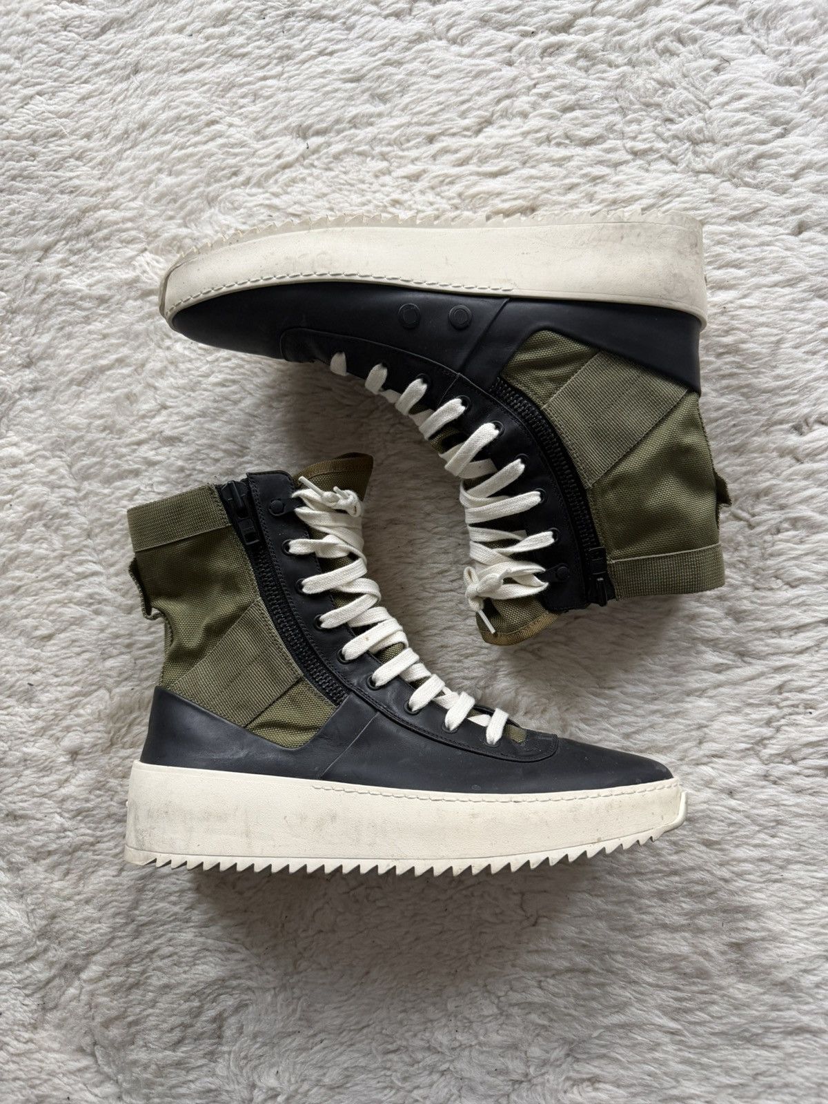 Fear of God Military Boots Green/ Black Size US 10.5 / EU 43-44 - 1 Thumbnail