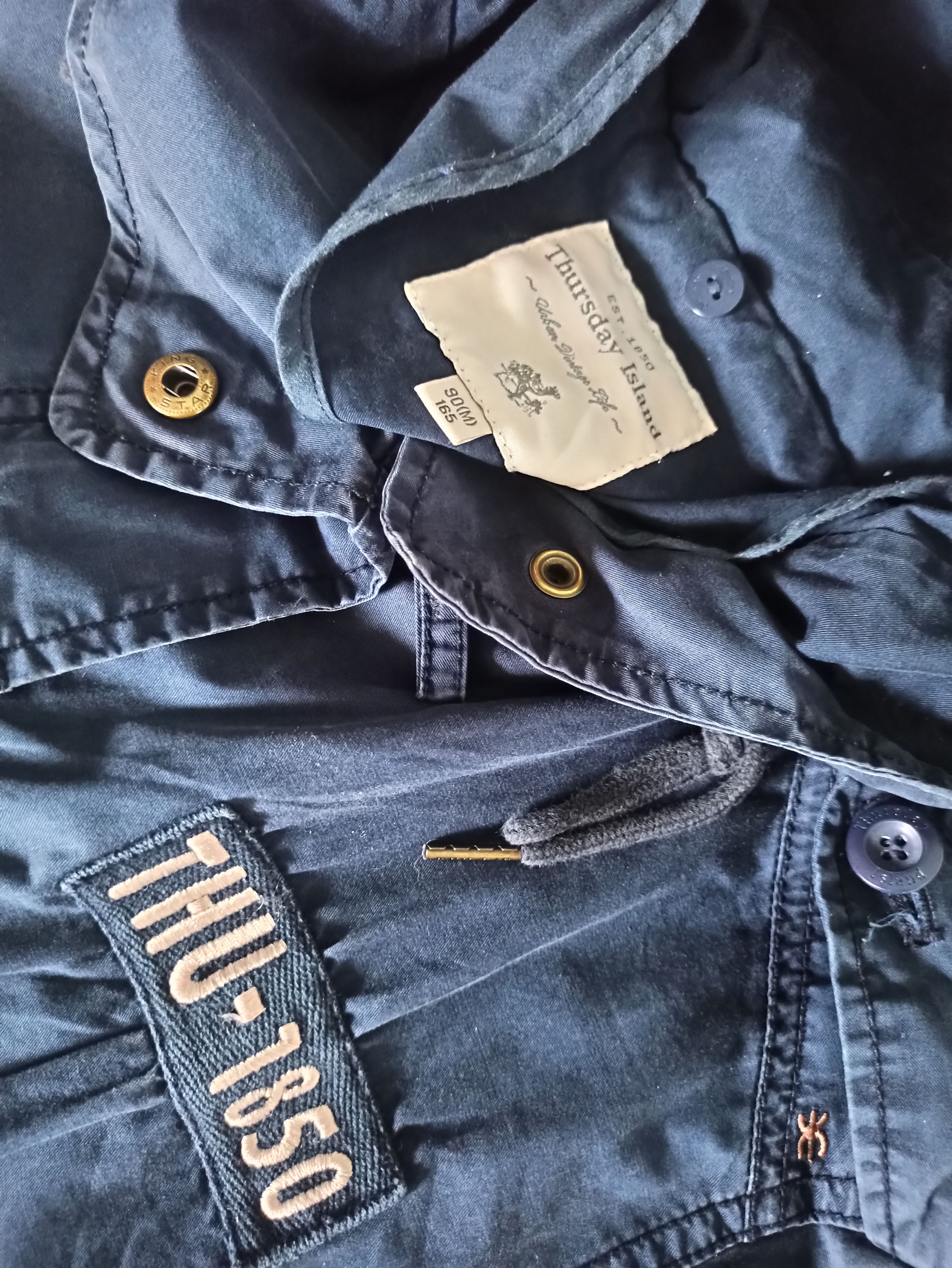 Japanese Brand Thursday ISLAND Fish Tail Parka Embroidery Back Island Size US M / EU 48-50 / 2 - 6 Thumbnail