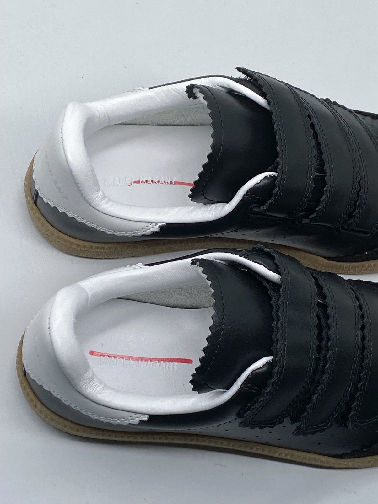 Isabel Marant Isabel Marant Beth Leather Grip-Strap Sneakers size 35 Size US 5 / IT 35 - 10 Thumbnail