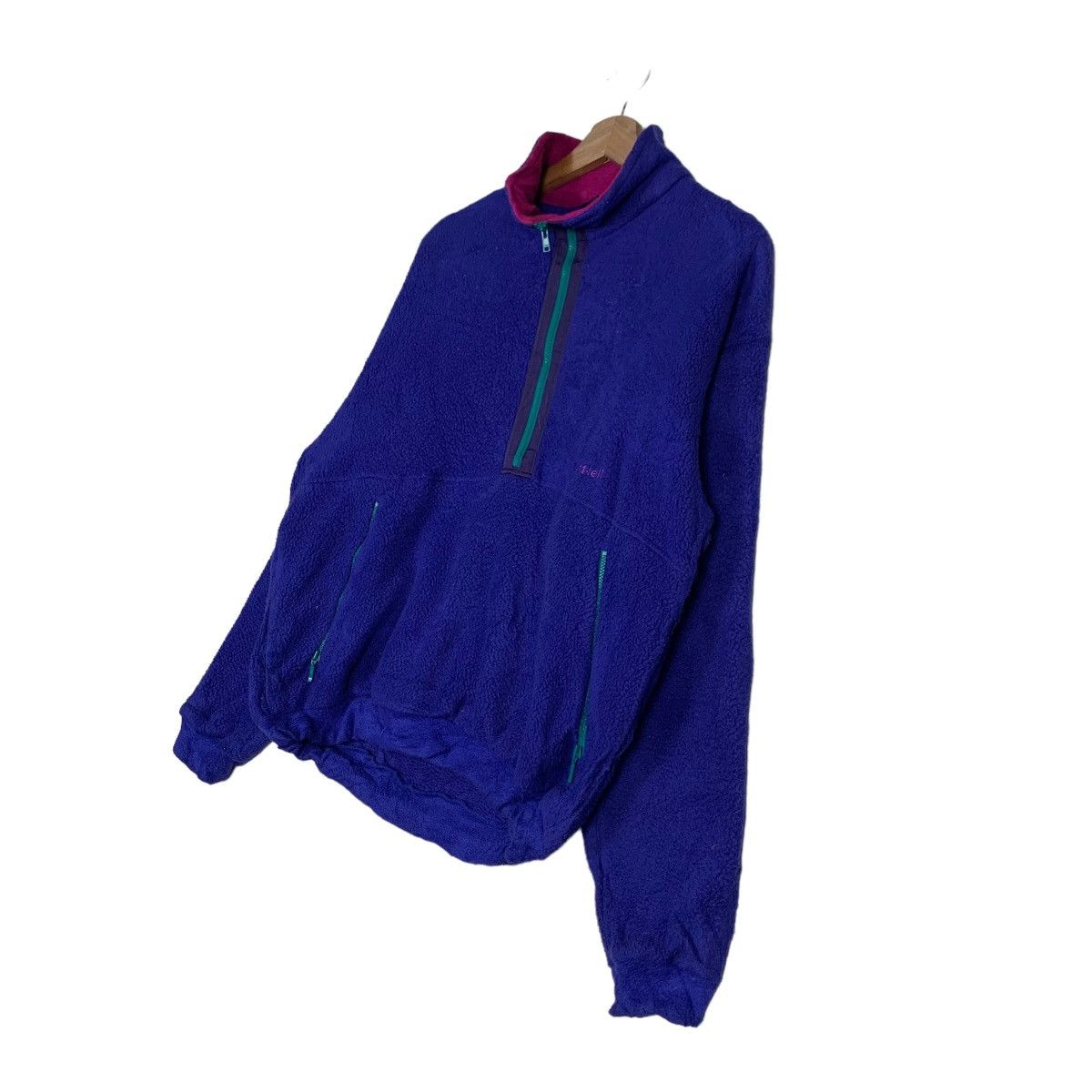 Japanese Brand MONT-BELL Polarplus Half Zip Pullover Fleece Jumper #0008-C1 Size US S / EU 44-46 / 1 - 2 Thumbnail