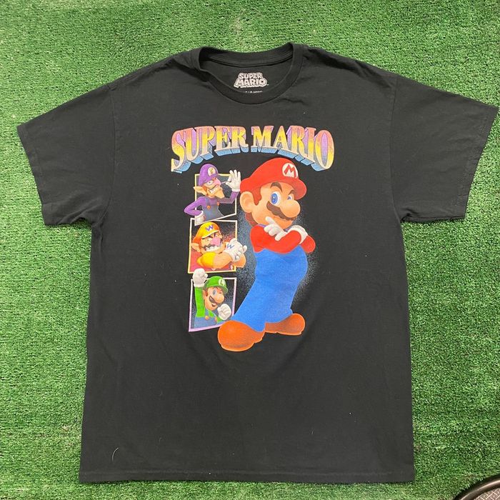 Nintendo Vintage Y2K Nintendo Super Mario Essential Gaming T-Shirt ...