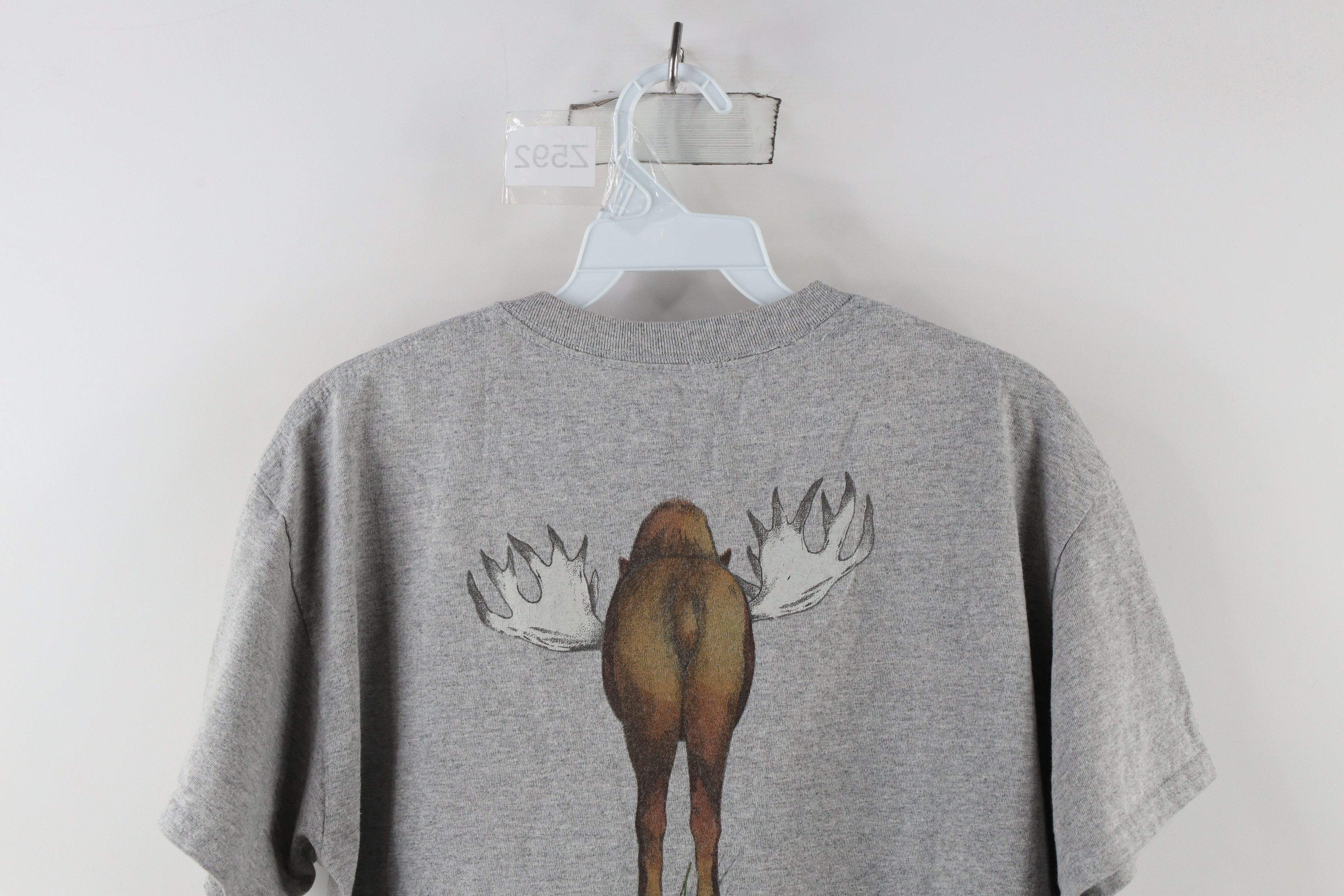 Vintage Vintage 90s Streetwear Out Alaska Moose Short Sleeve T-Shirt Size US S / EU 44-46 / 1 - 9 Thumbnail