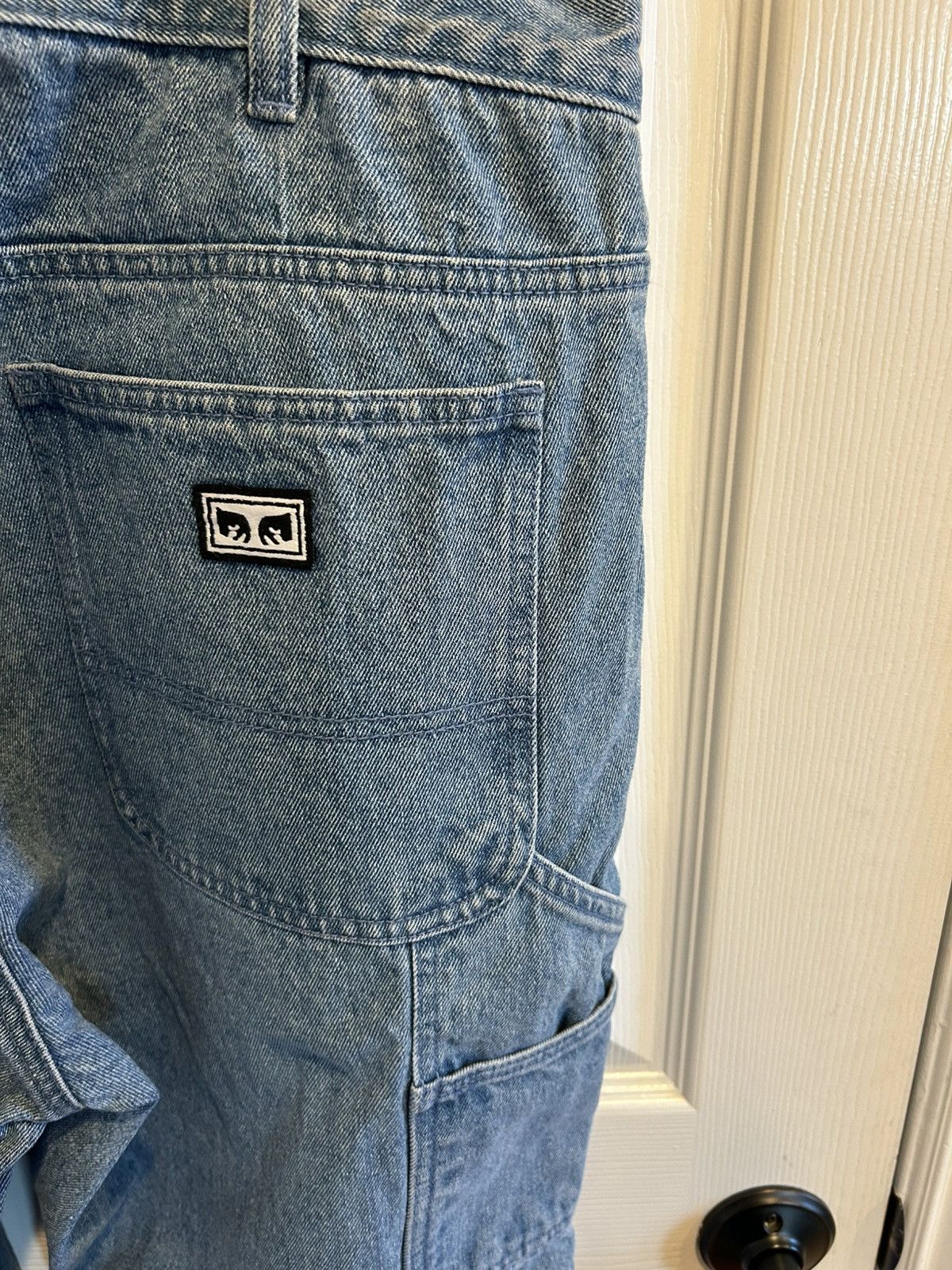 Obey Mens BIGWIG BAGGY DENIM pants Size US 36 / EU 52 - 6 Thumbnail
