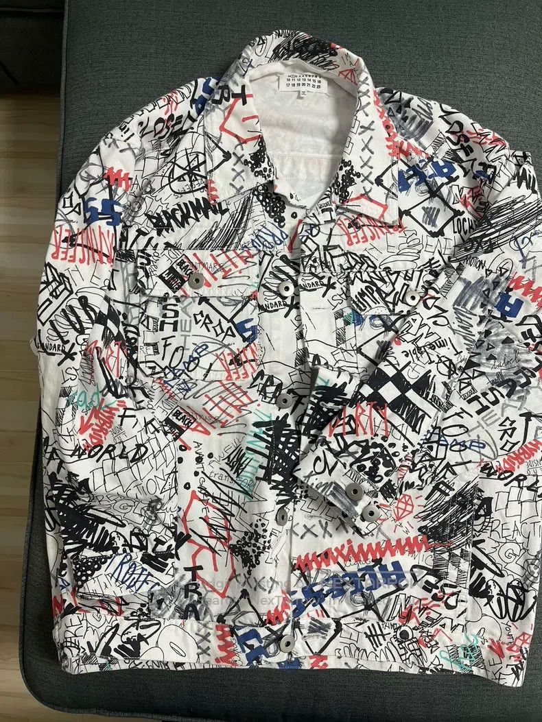 Maison Margiela Maison Margiela Graffiti shirt jacket Size XS / US 0-2 / IT 36-38 - 1 Thumbnail