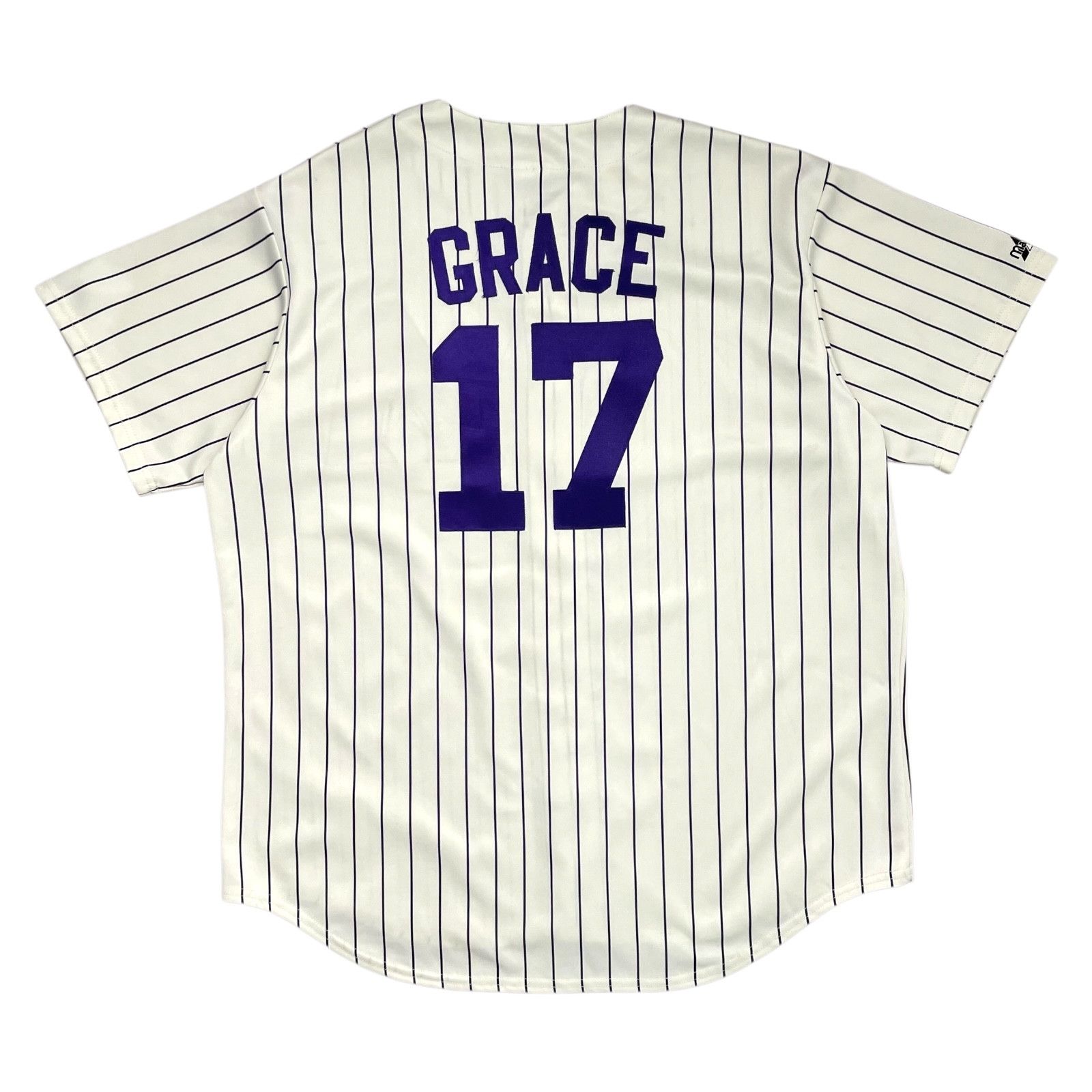 Majestic ARIZONA DIAMONDBACKS MARK GRACE MAJESTIC PINSTRIPE JERSEY Size US XL / EU 56 / 4 - 1 Thumbnail