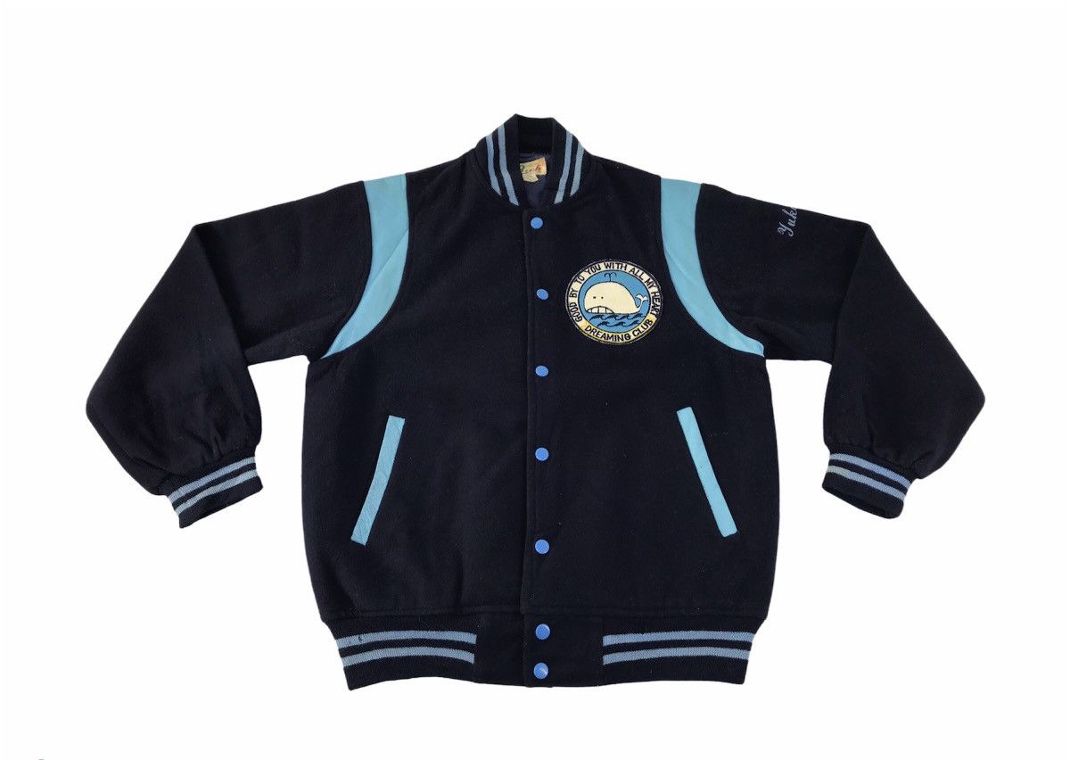 McGregor Bick Tokyo Dreaming Club Whale Patches Varsity Jacket Size US M / EU 48-50 / 2 - 1 Thumbnail
