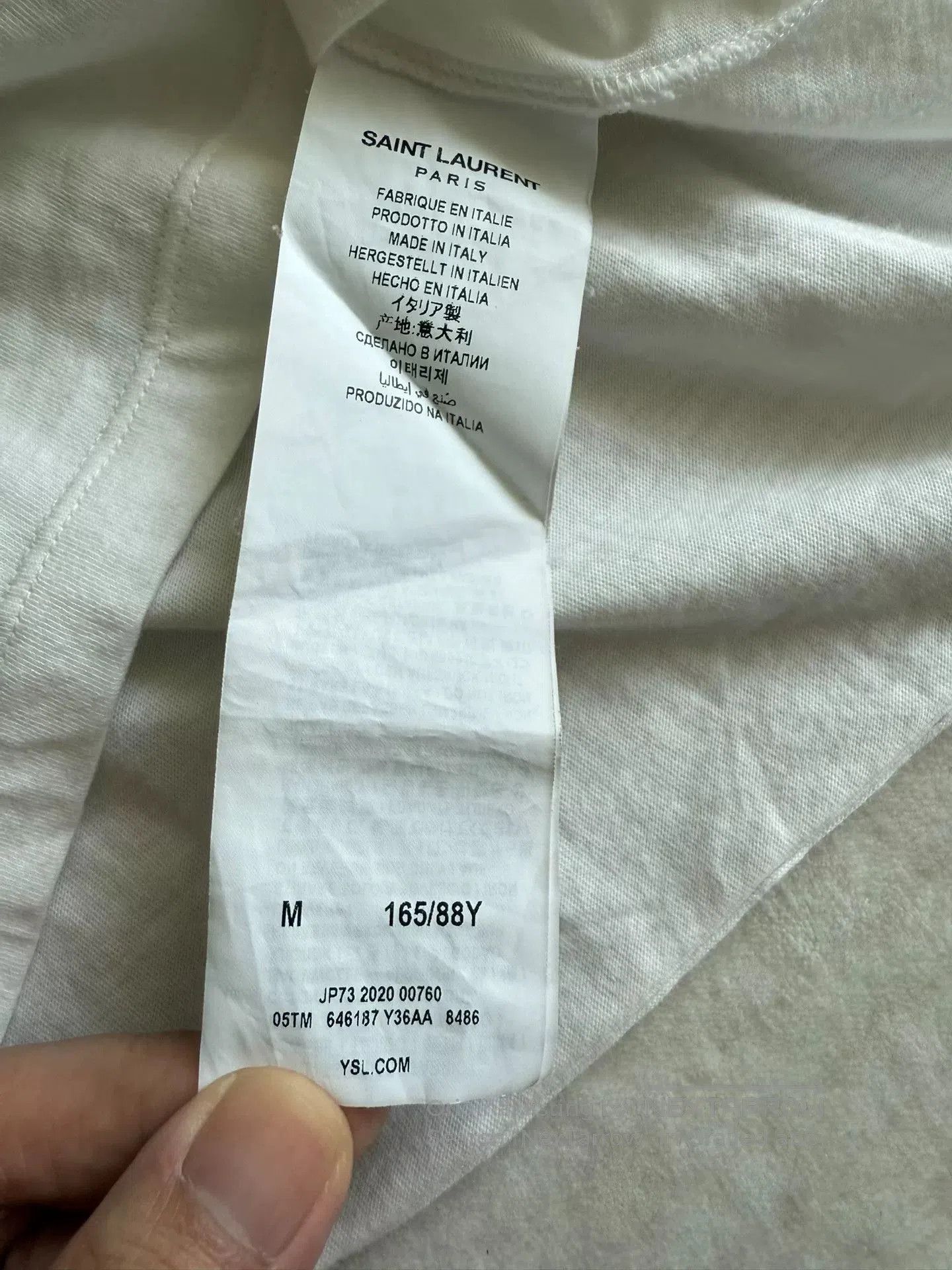 Saint Laurent Paris Saint Laurent T. Size US M / EU 48-50 / 2 - 4 Thumbnail