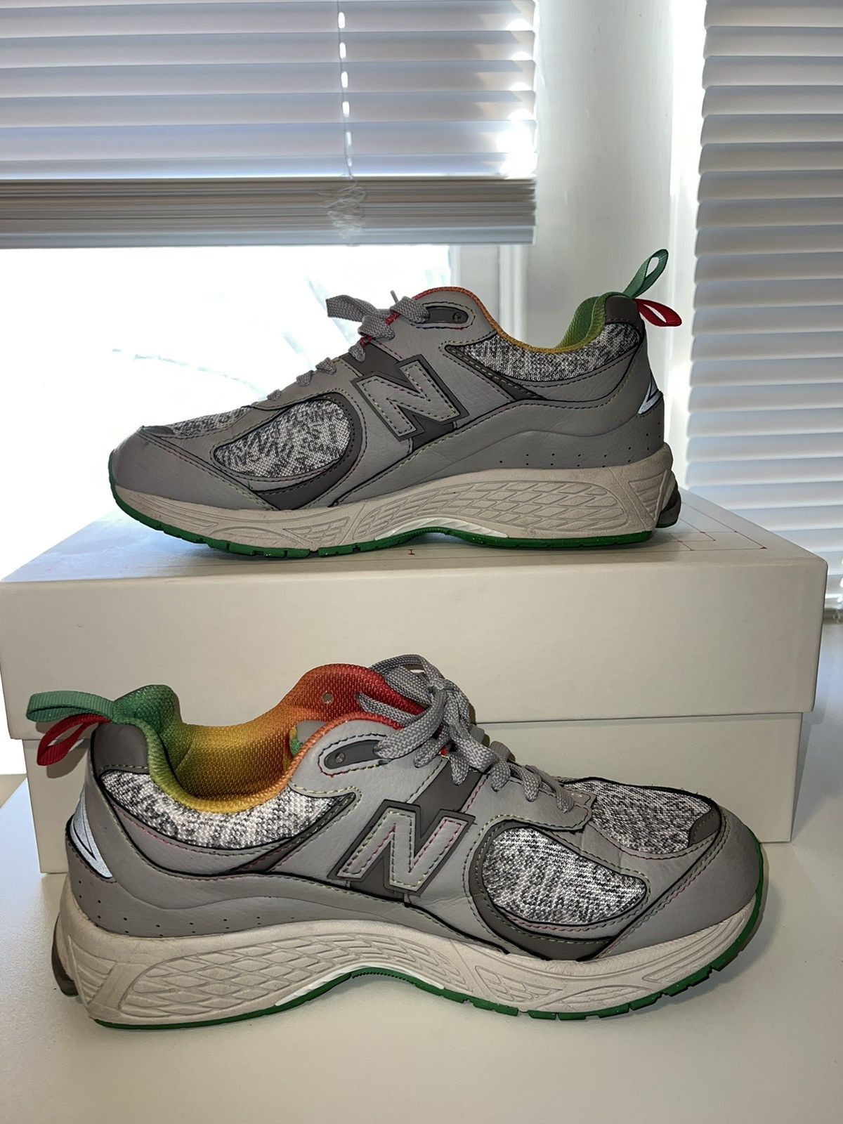 Gianni Valentino × New Balance New Balance x Ganni 2002R Rain Cloud Size US 9.5 / EU 42-43 - 5 Thumbnail