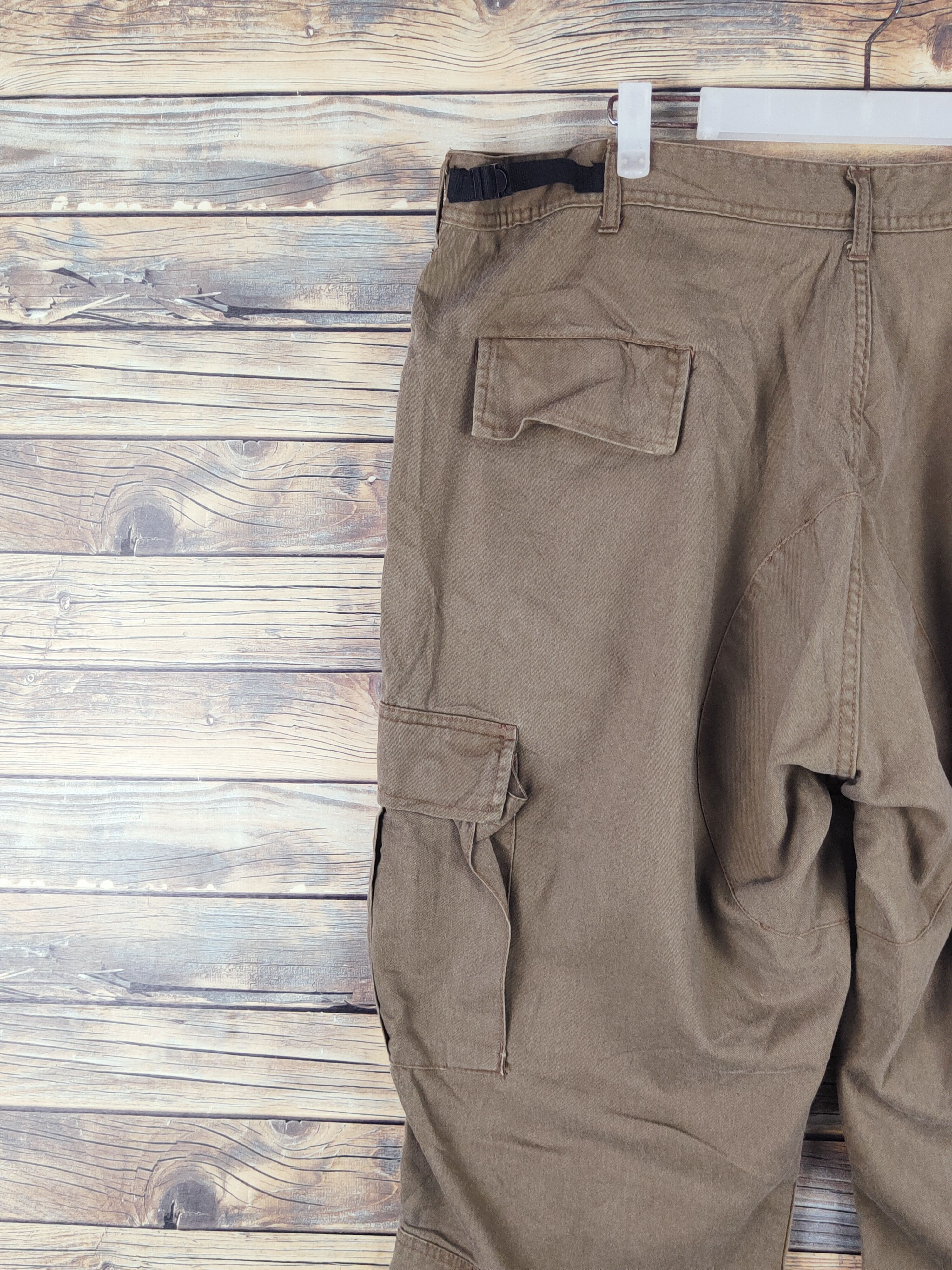 Japanese Brand Japanese Brand Brown Multipocket Tactical Cargo Pants #W1622 Size US 42 / EU 58 - 8 Thumbnail