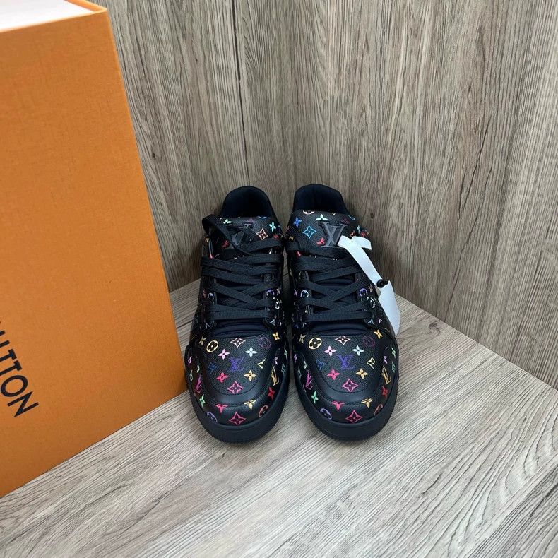 Louis Vuitton Louis Vuitton Trainer Black Tri-color Board Shoes Size US 9 / EU 42 - 1 Thumbnail