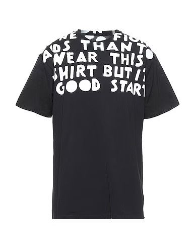 image of Maison Margiela O1W1Db10324 T-Shirts In Black, Men's (Size Small)