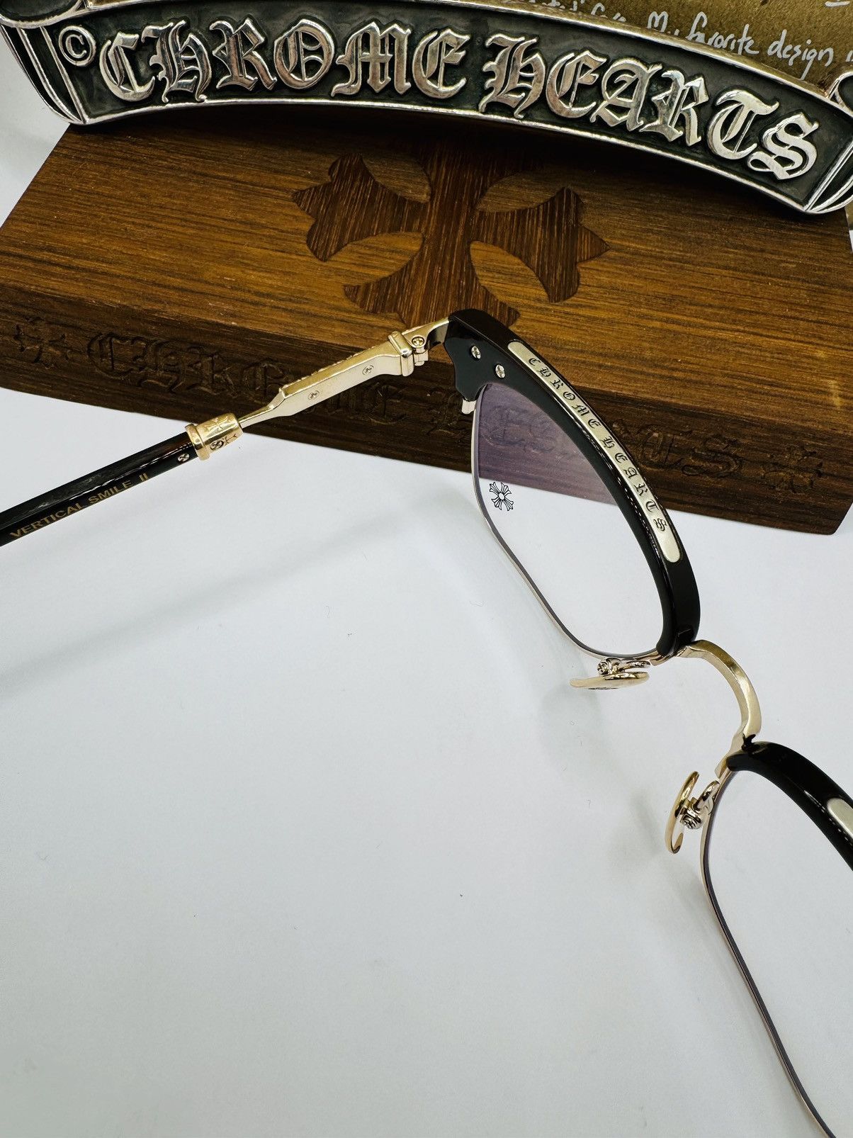 Chrome Hearts Chrome Hearts Vertical Smile 2 Glasses Size ONE SIZE - 11 Thumbnail