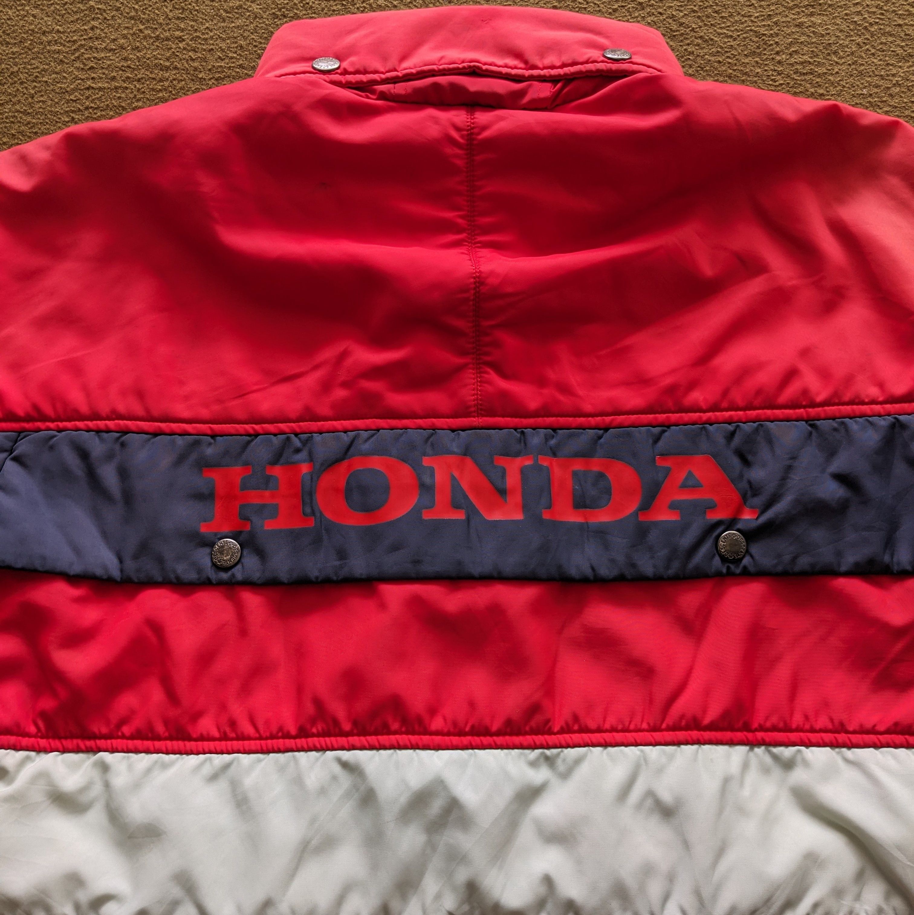 Vintage Vintage HONDA Motorsports Racing Custom Jacket Size US M / EU 48-50 / 2 - 2 Thumbnail