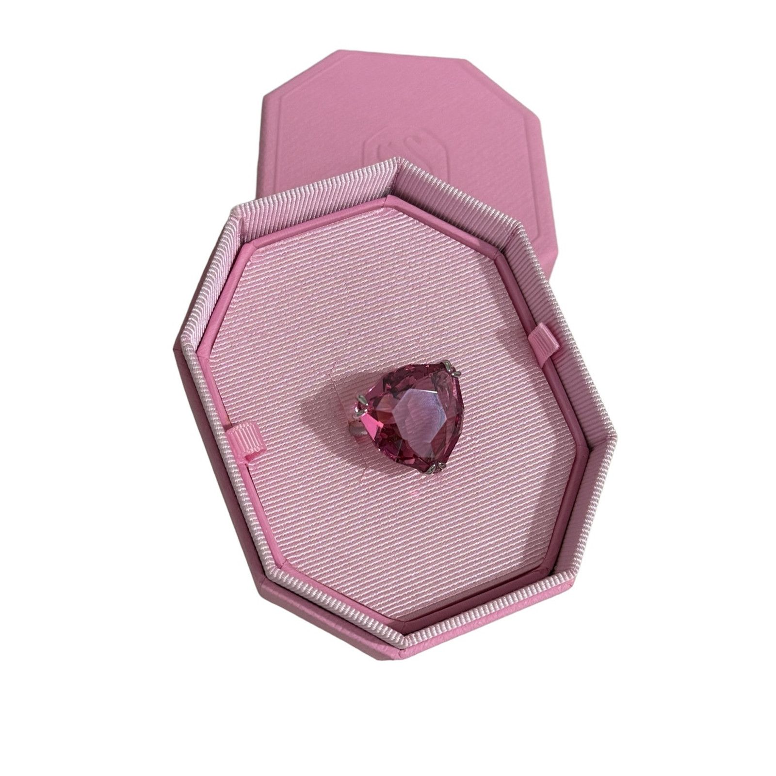 Swarovski Swarovski Millenia cocktail ring Trilliant cut, Pink 50 / 5 Size ONE SIZE - 1 Thumbnail