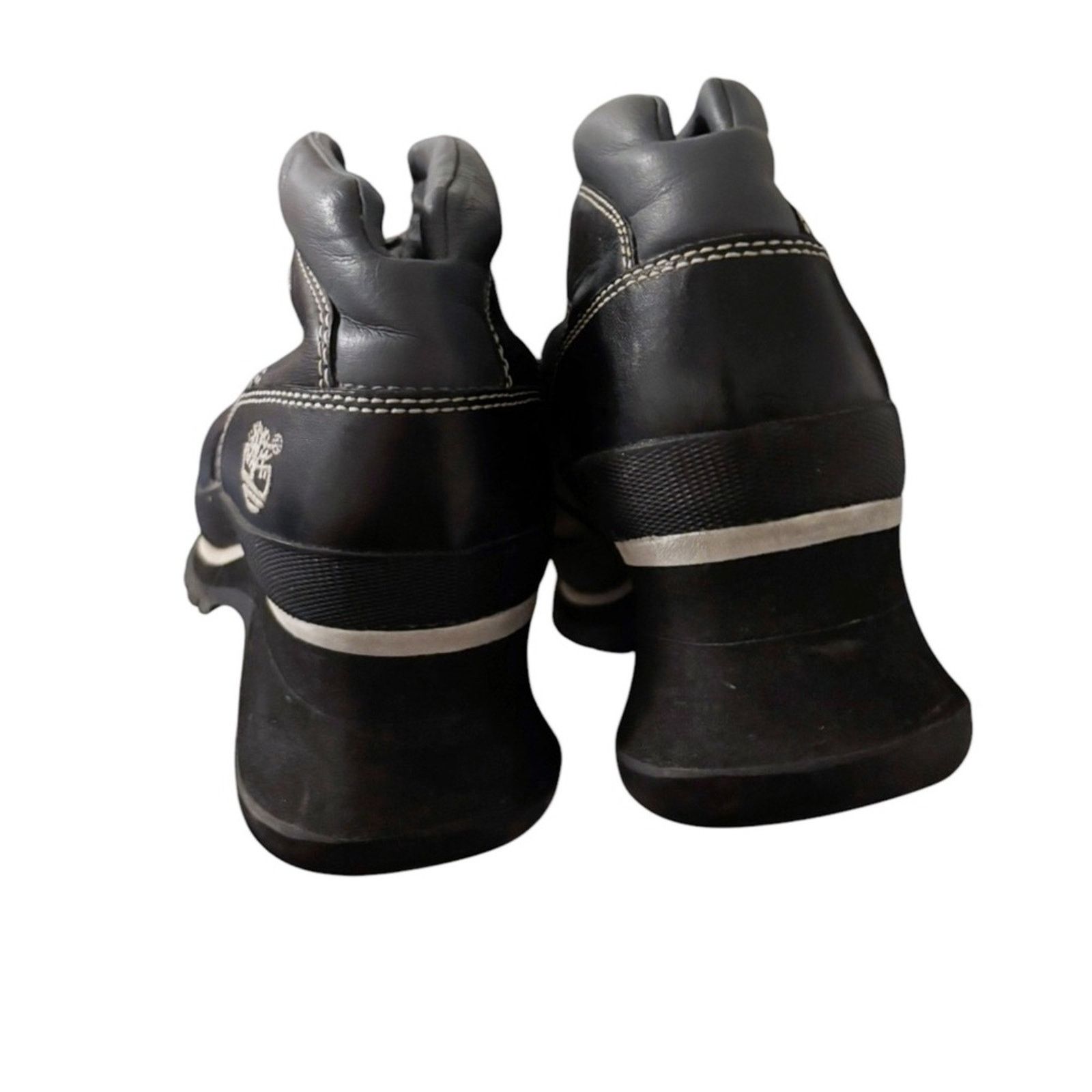 Timberland Vintage Timberland Grunge Y2K Wedge Sneaker Heels Gray Black Size US 9 / IT 39 - 5 Thumbnail