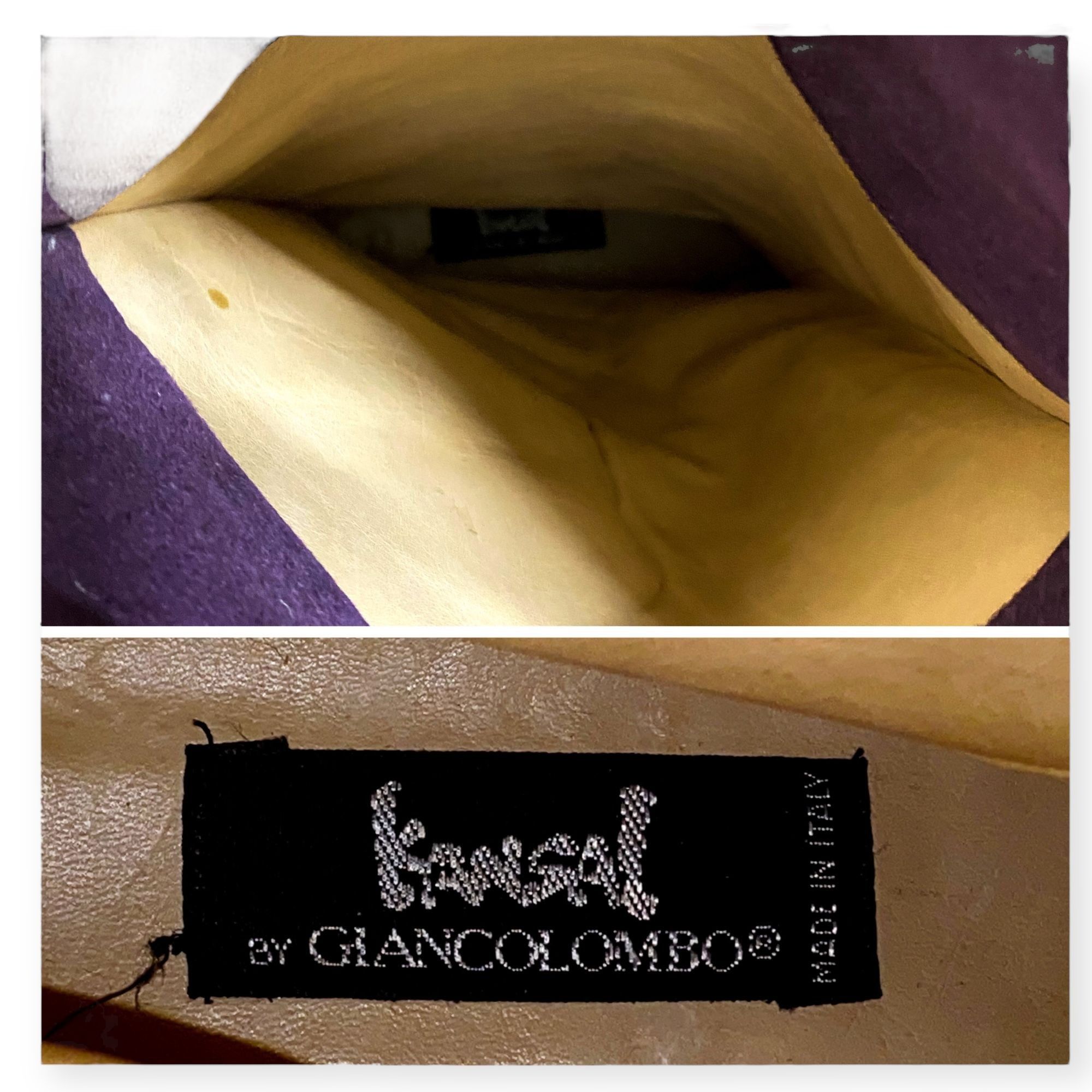 Kansai Yamamoto Vintage Rare Kansai by Giancolombo Purple Suede Boots Size US 7.5 / IT 37.5 - 10 Thumbnail