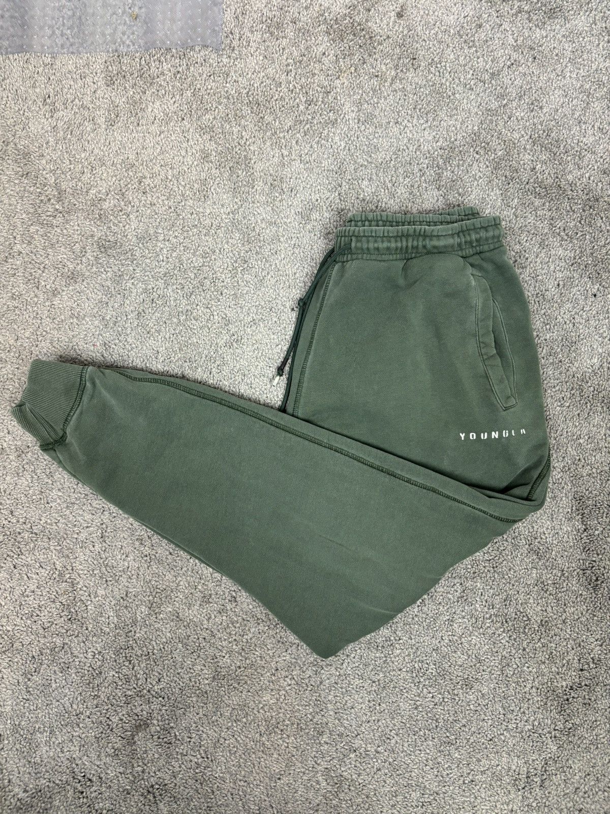YoungLA Green youngla sweatpants joggers Size US 30 / EU 46 - 1 Thumbnail