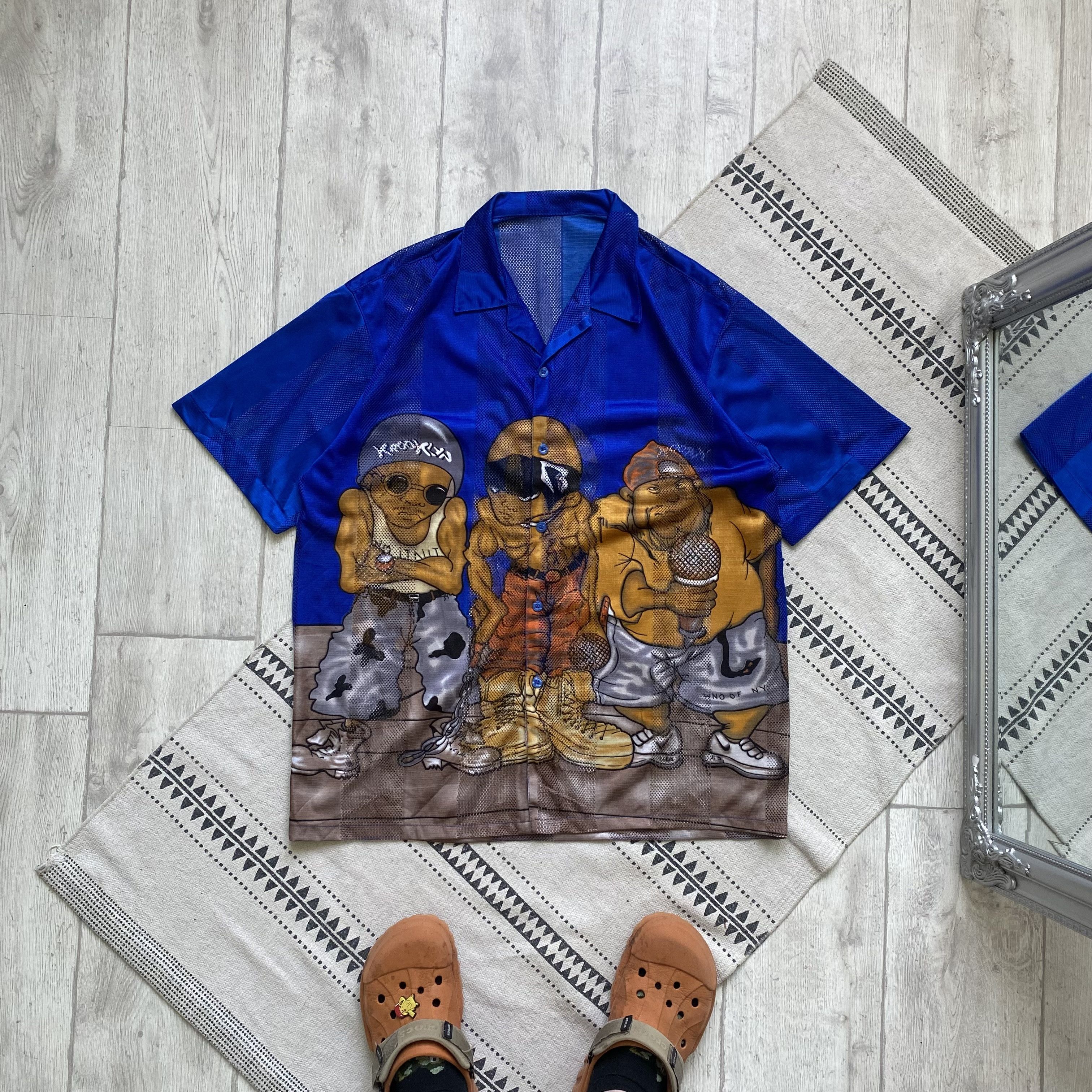 Rap Tees 🎤 Vintage Hawaii Crazy Shirt Hawaiian Y2K Rap tee Blind Size US L / EU 52-54 / 3 - 1 Thumbnail