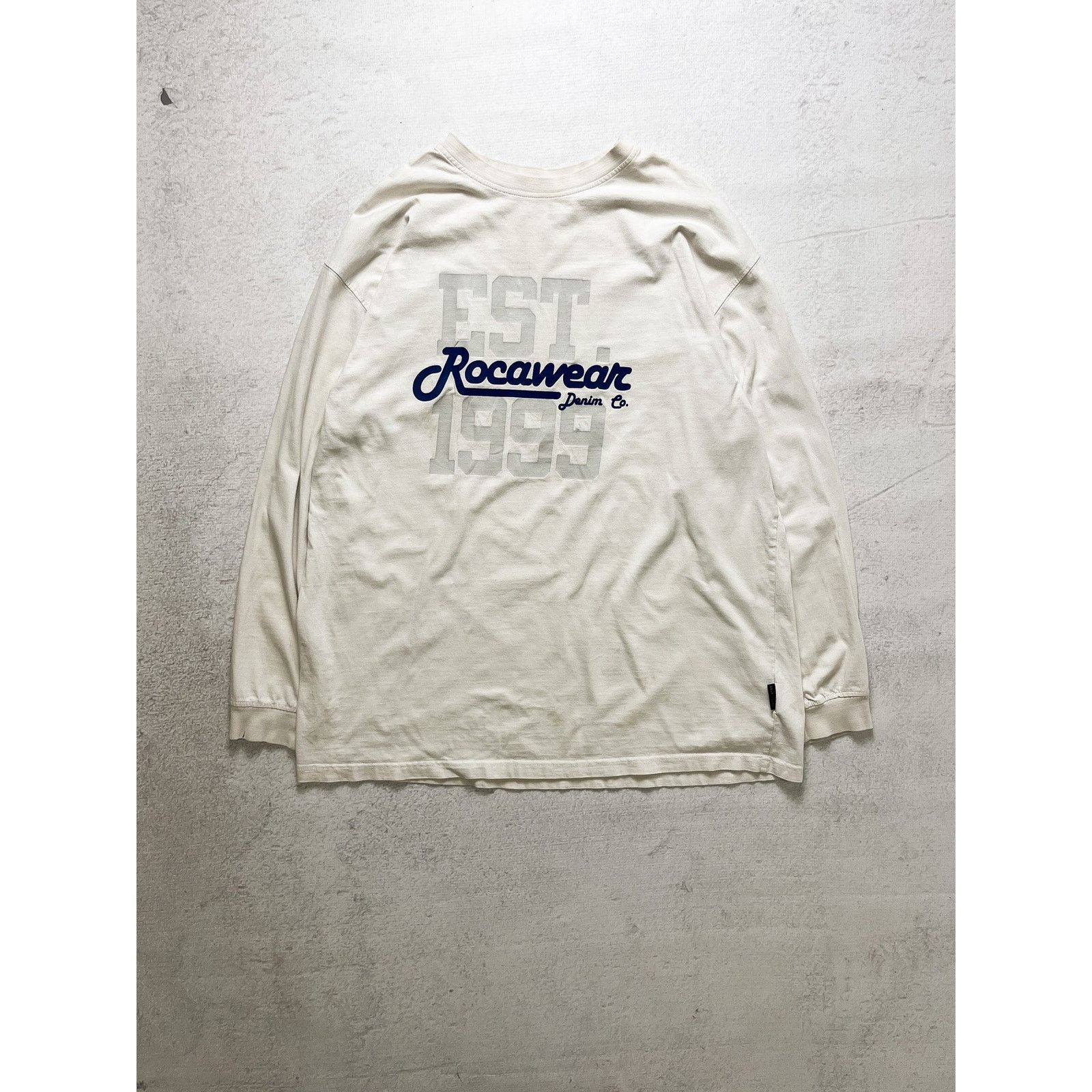Rocawear 90s Rocawear White Crewneck T-Shirt - Men's 2XL Size US XXL / EU 58 / 5 - 1 Thumbnail