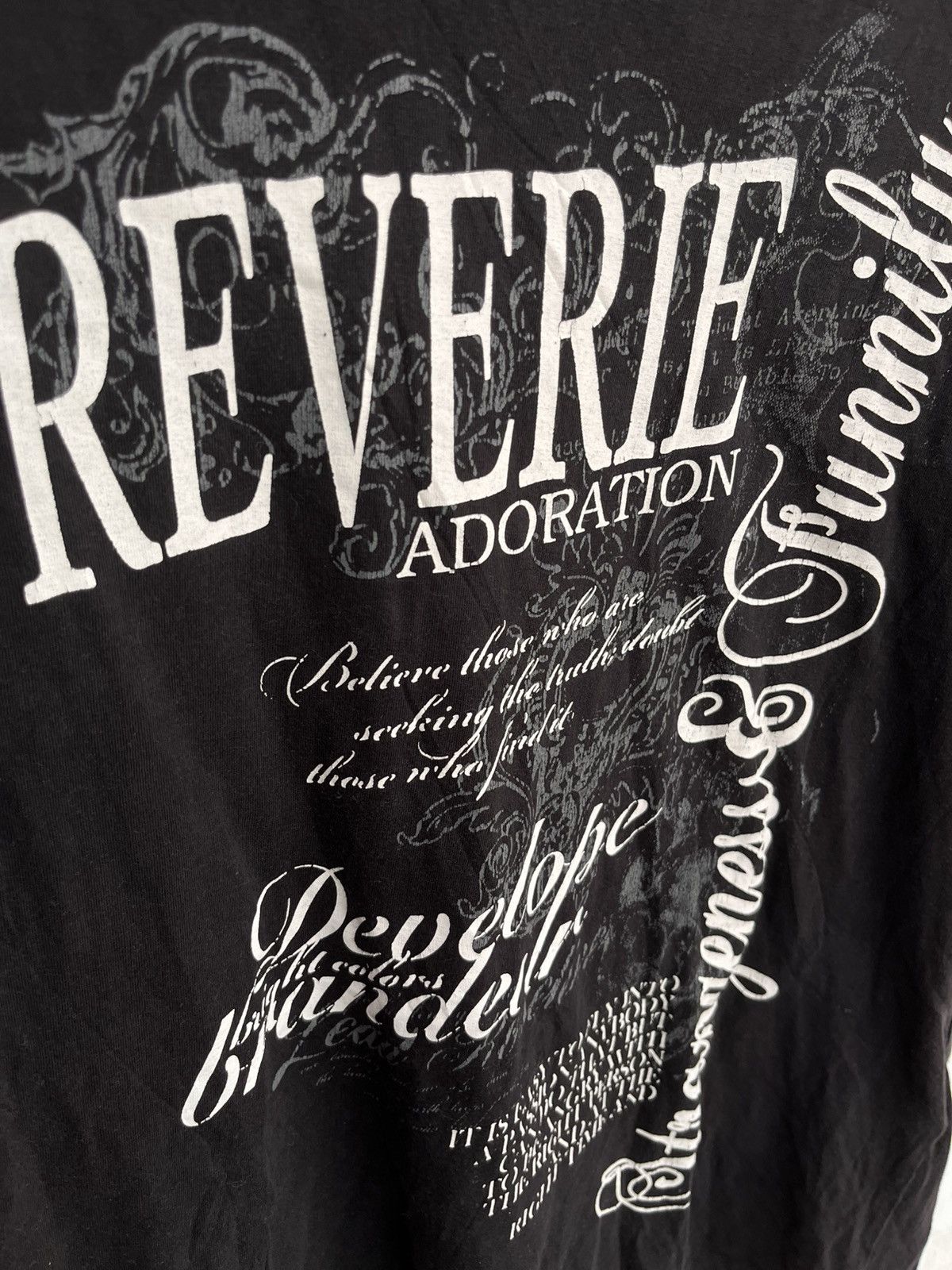 20471120 Oblo Design Poem Gohtic Tee Punk Lgb Y2K Ifsix kmrii Size US S / EU 44-46 / 1 - 3 Thumbnail