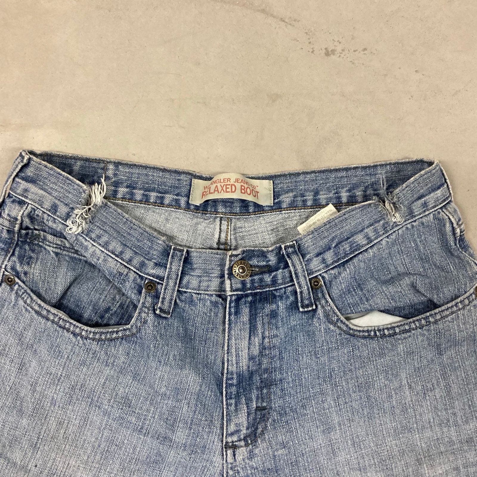 Wrangler Thrashed wrangler western bootcut jeans 30x30 Size US 30 / EU 46 - 6 Thumbnail