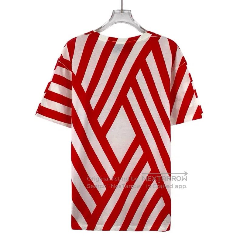 Gucci Gucci Colour-blocked logo letter print striped cotton roun Size XS / US 0-2 / IT 36-38 - 2 Thumbnail