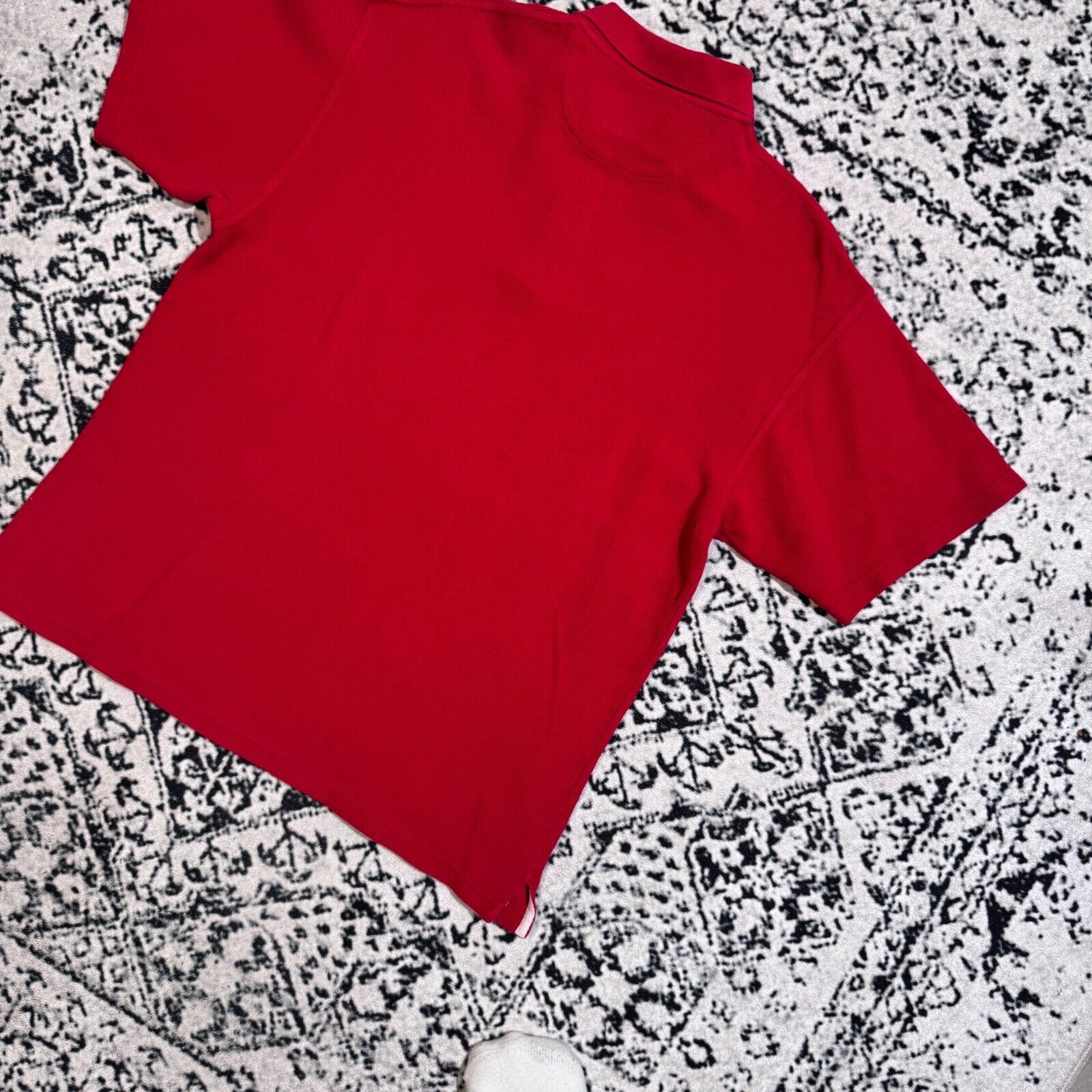 Vintage × Yves Saint Laurent Vintage Yves Saint Laurent Red Cotton Polo Shirt Size XL Size US XL / EU 56 / 4 - 8 Thumbnail