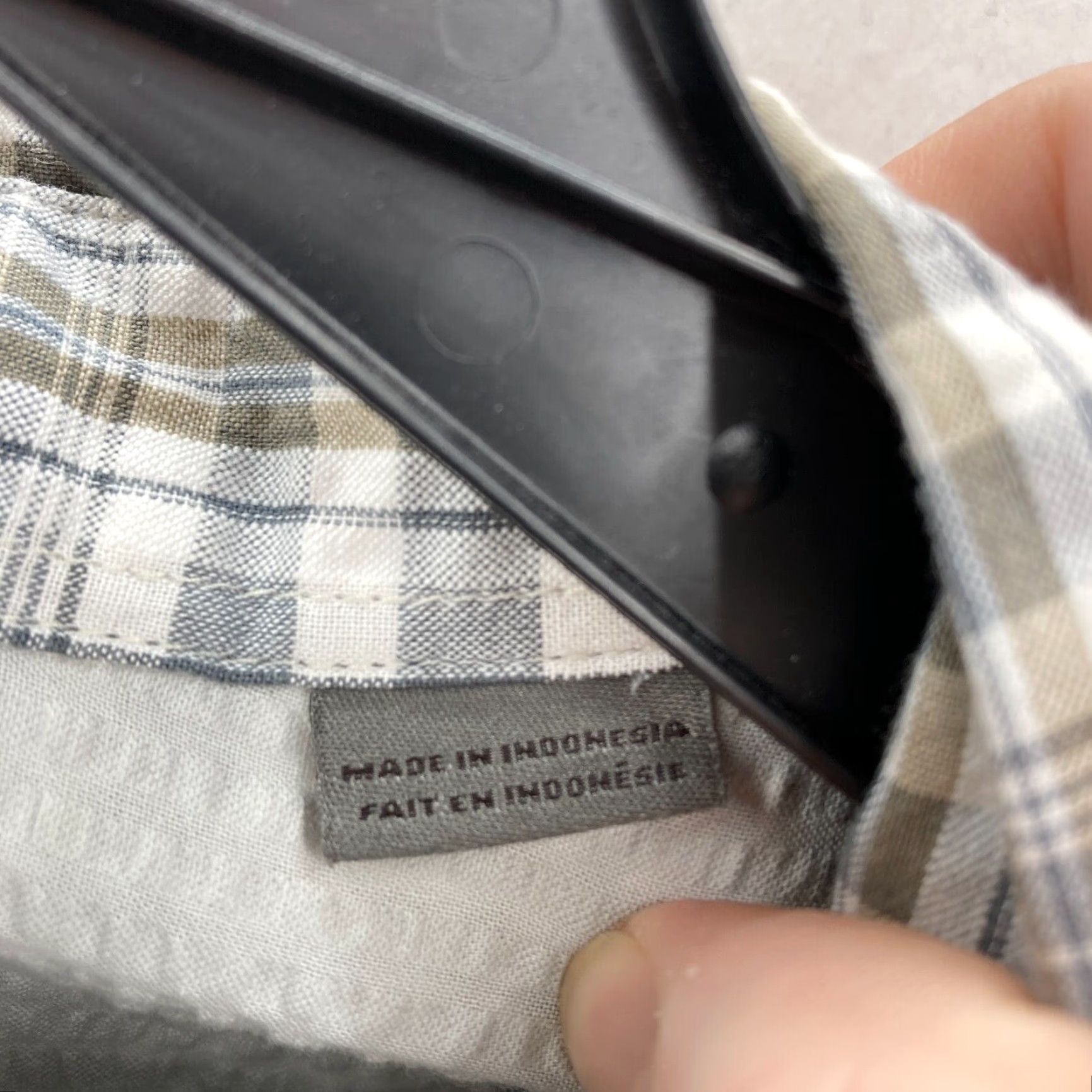 Royal Robbins Royal Robbins Seersucker Button Down Short Sleeve Shirt Mens Medium Gray Plaid Size US M / EU 48-50 / 2 - 5 Thumbnail