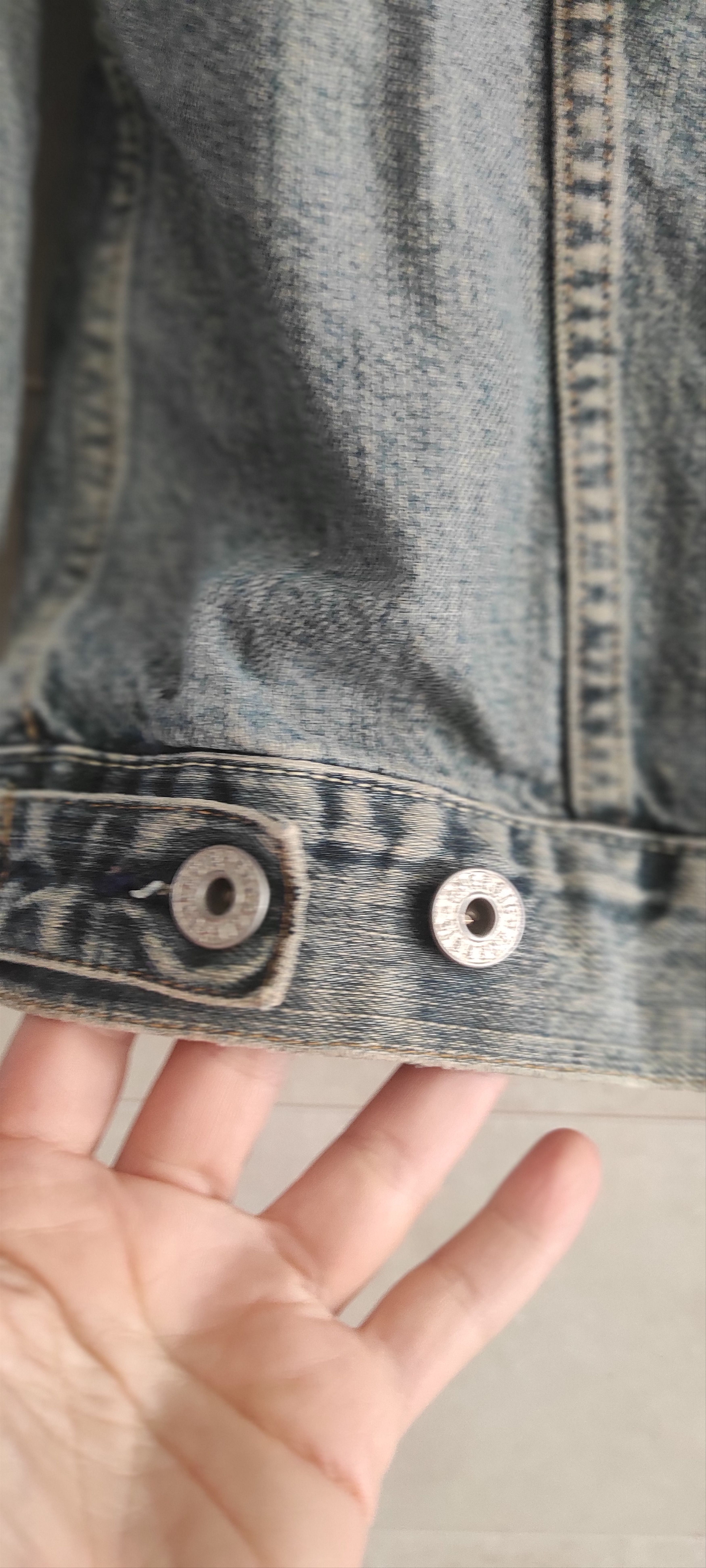 Energie × Vintage Energie Jeans Men's Denim Jacket Biker MotorcycleTrucker Size US M / EU 48-50 / 2 - 4 Thumbnail
