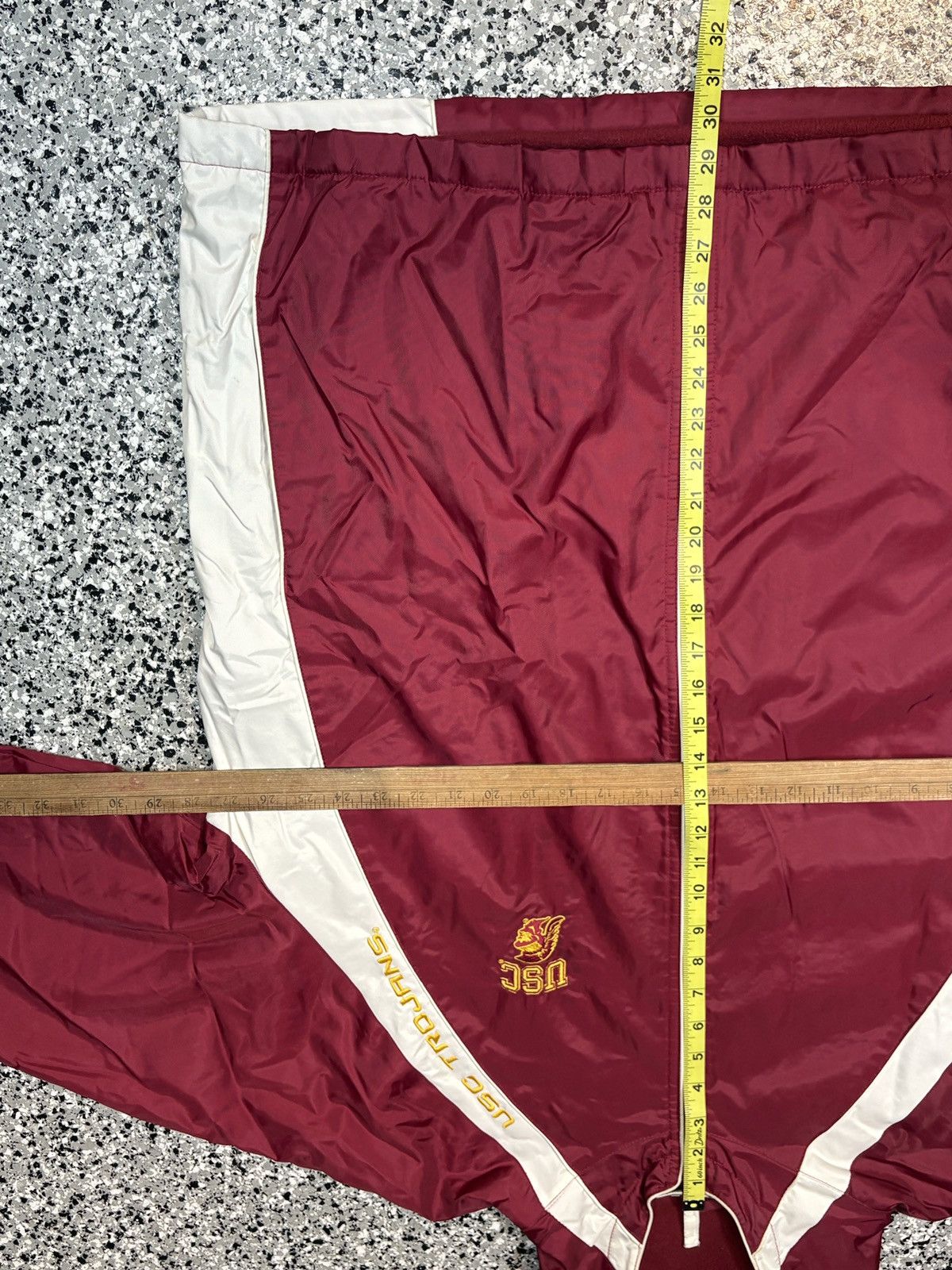 NCAA Vintage 1990s Red Oak USC Windbreaker Size XL 0555 Size US XL / EU 56 / 4 - 6 Thumbnail