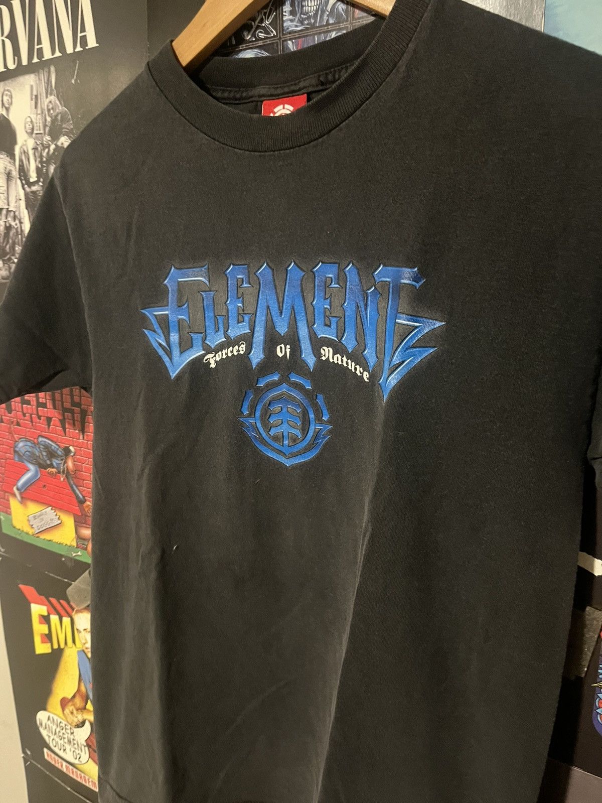 Element Vintage Y2K Faded Element Boxy Skateboarding grunge shirt Size US S / EU 44-46 / 1 - 2 Thumbnail