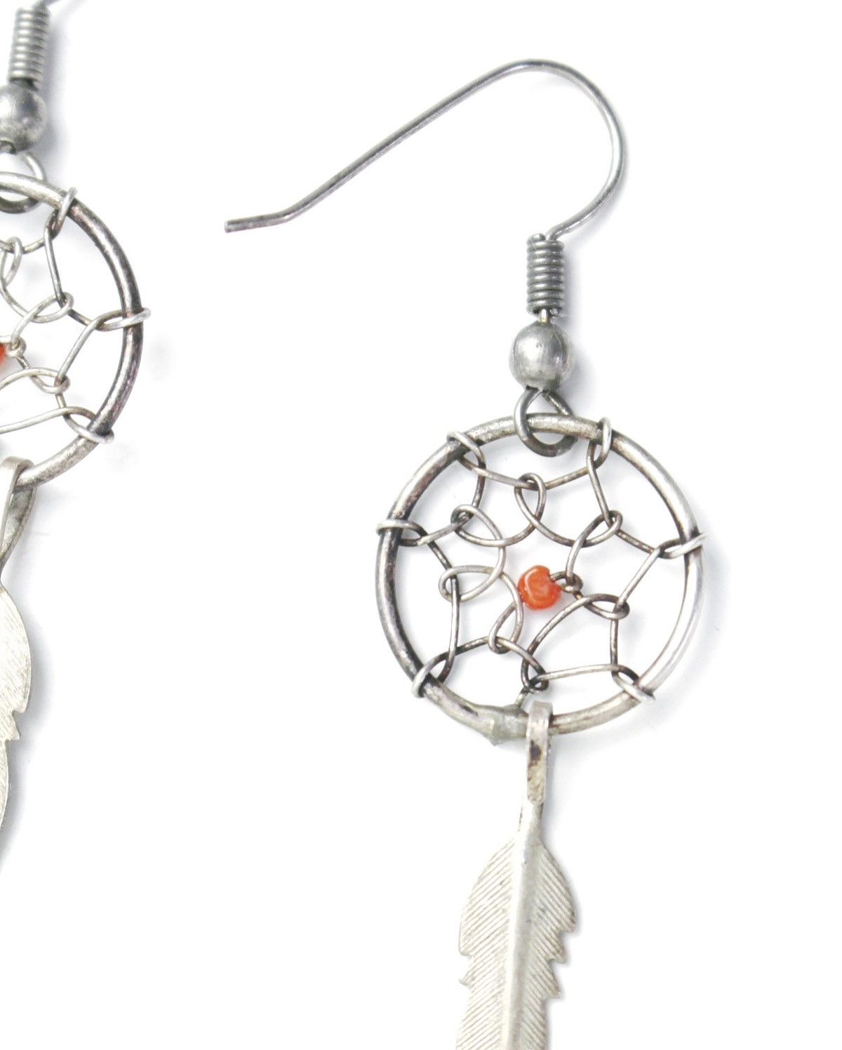 Native 2000S JAPANESE MADE FEATHER CHARM DREAMCATCHER EARRINGS Size ONE SIZE - 3 Thumbnail