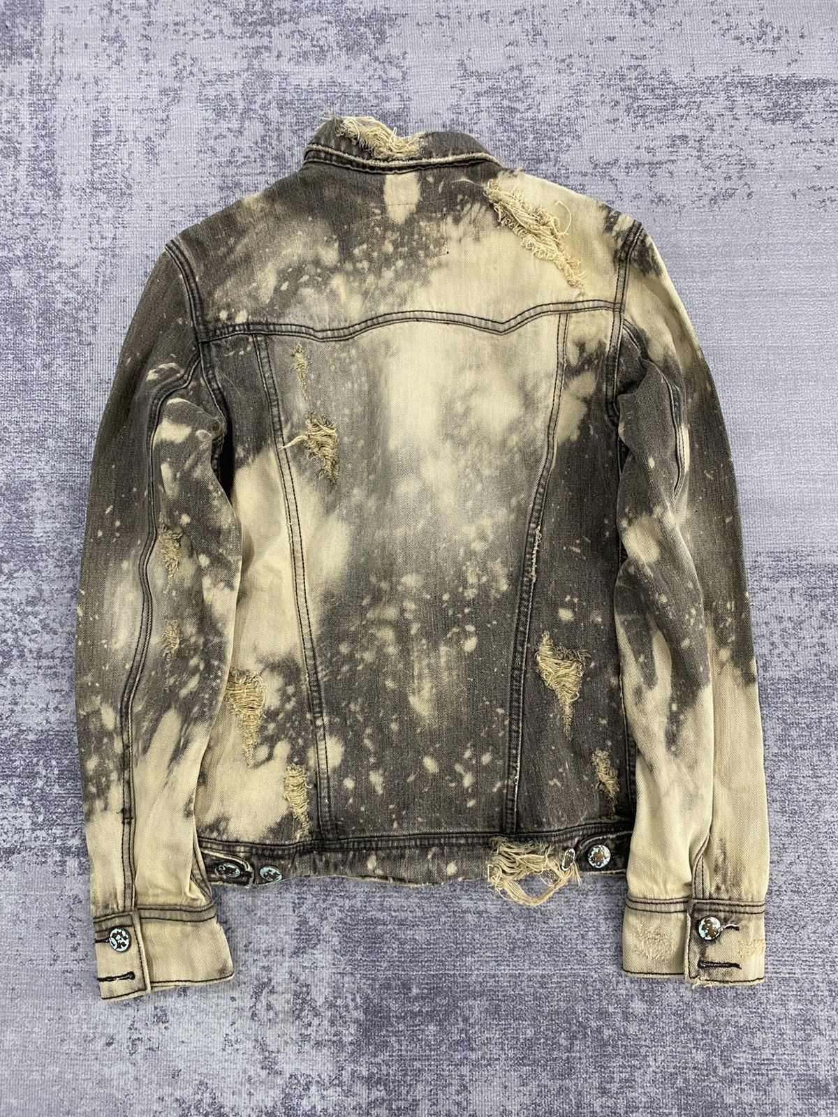 14th Addiction GOA distressed bleach denim jackets Size US M / EU 48-50 / 2 - 15 Thumbnail