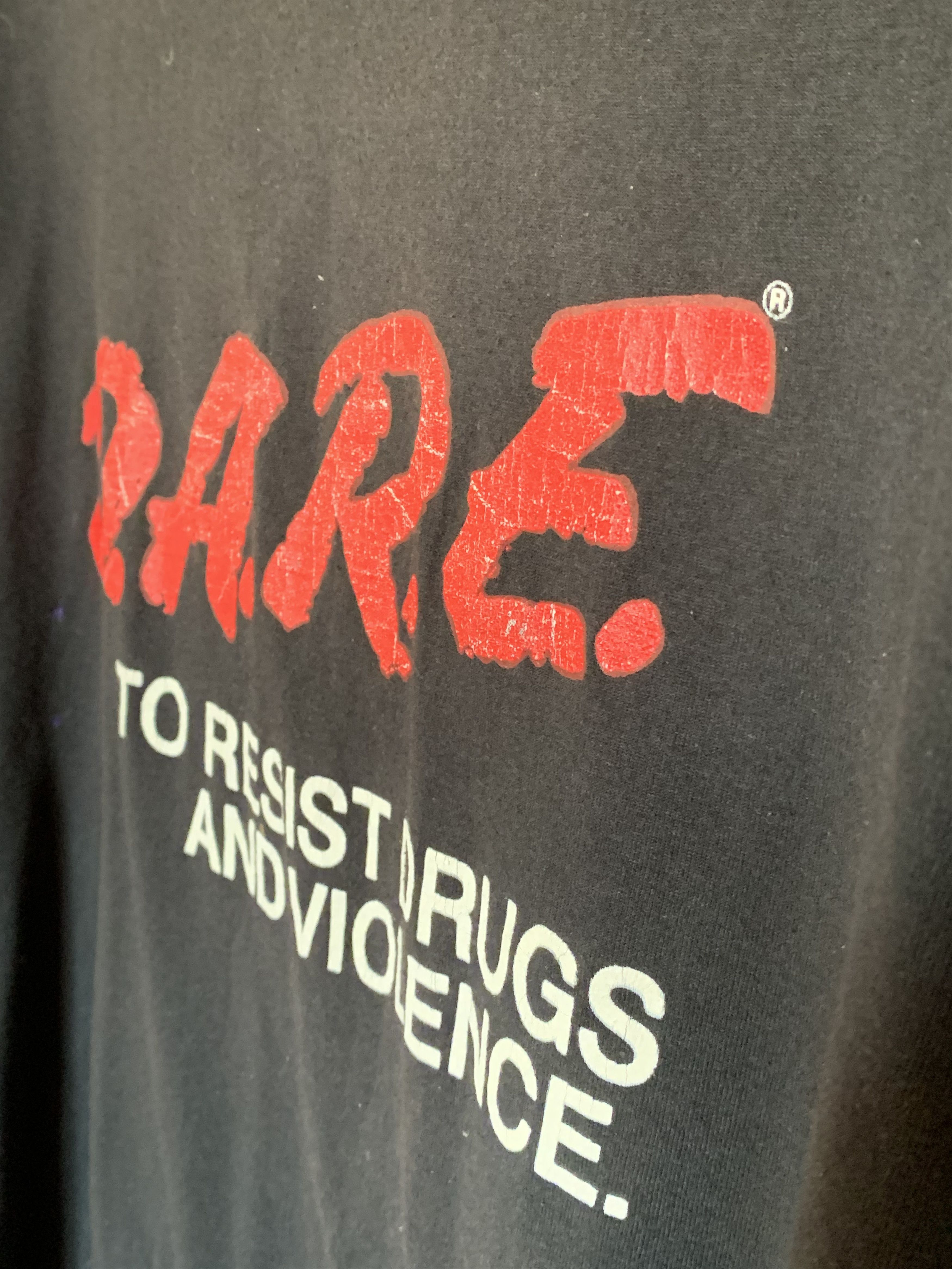 D.A.R.E Vintage 90s Single Stitch DARE T-shirt To Resist Drugs| Size US L / EU 52-54 / 3 - 6 Thumbnail