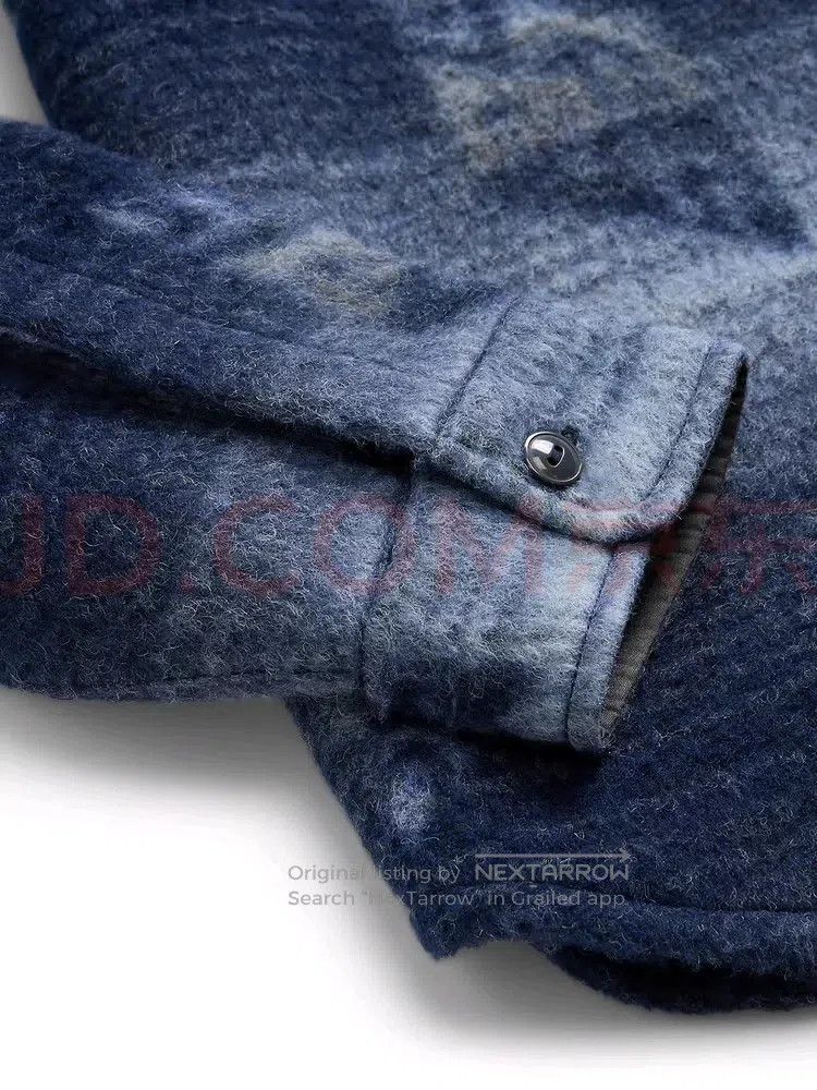 RRL Ralph Lauren RRL Ralph Lauren Double-Sided Knit Jacquard Coat Shirt Size US L / EU 52-54 / 3 - 5 Thumbnail