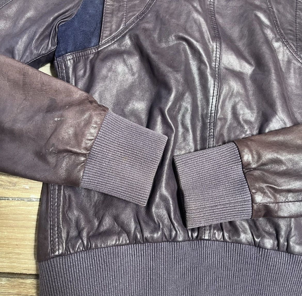 Diesel Vintage Diesel Leather Jacket Womens Medium Bomber Biker Zip Size M / US 6-8 / IT 42-44 - 12 Thumbnail