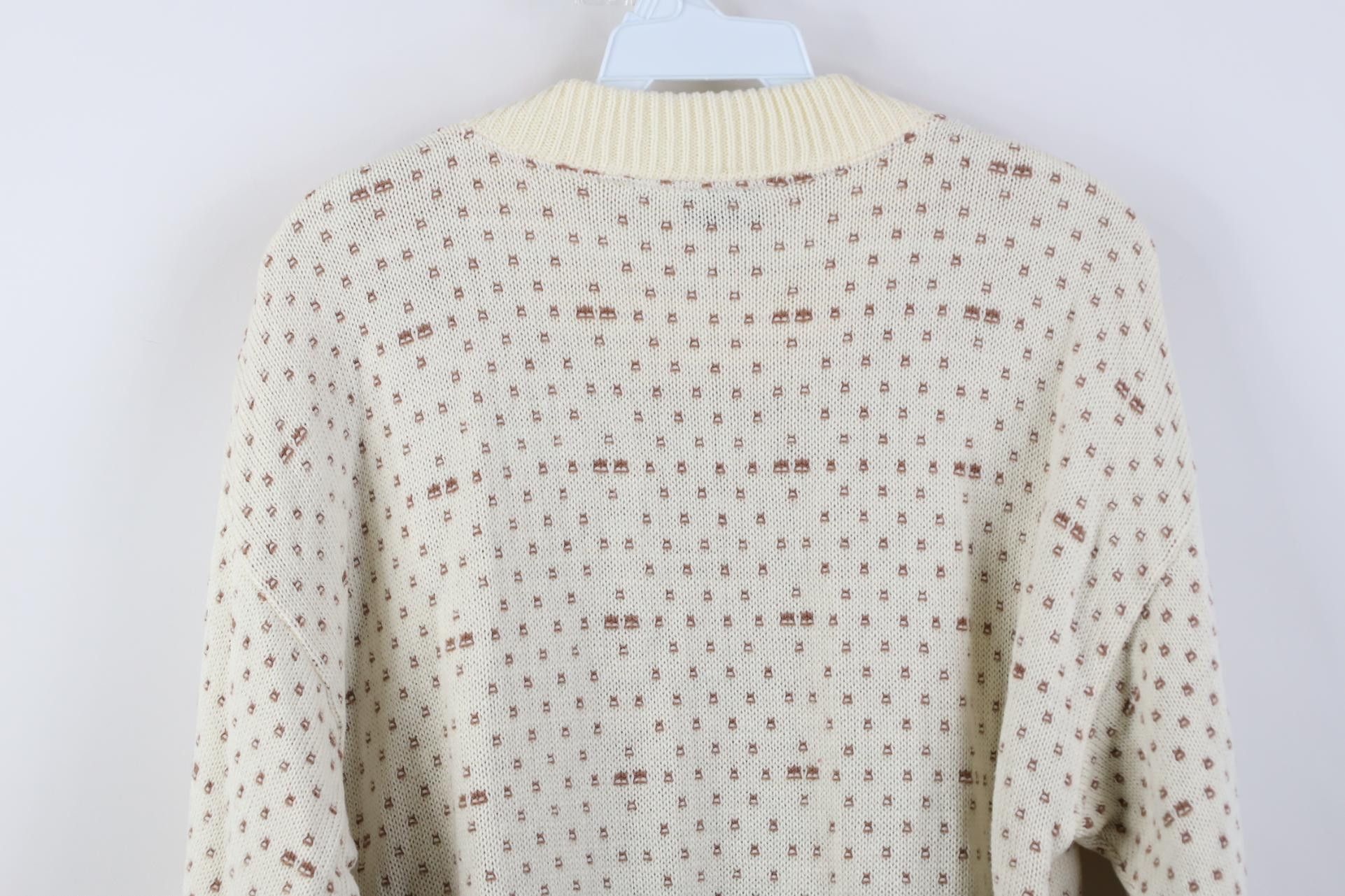 Vintage Vintage 90s Streetwear Fair Isle Knit Crewneck Sweater Size M / US 6-8 / IT 42-44 - 8 Thumbnail