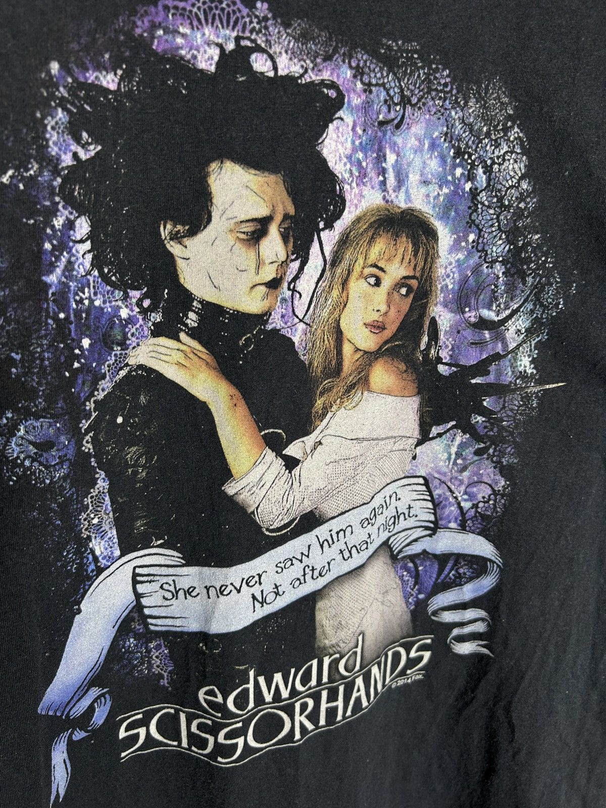 Vintage Edward Scissorhands fox t shirt Size US M / EU 48-50 / 2 - 3 Thumbnail