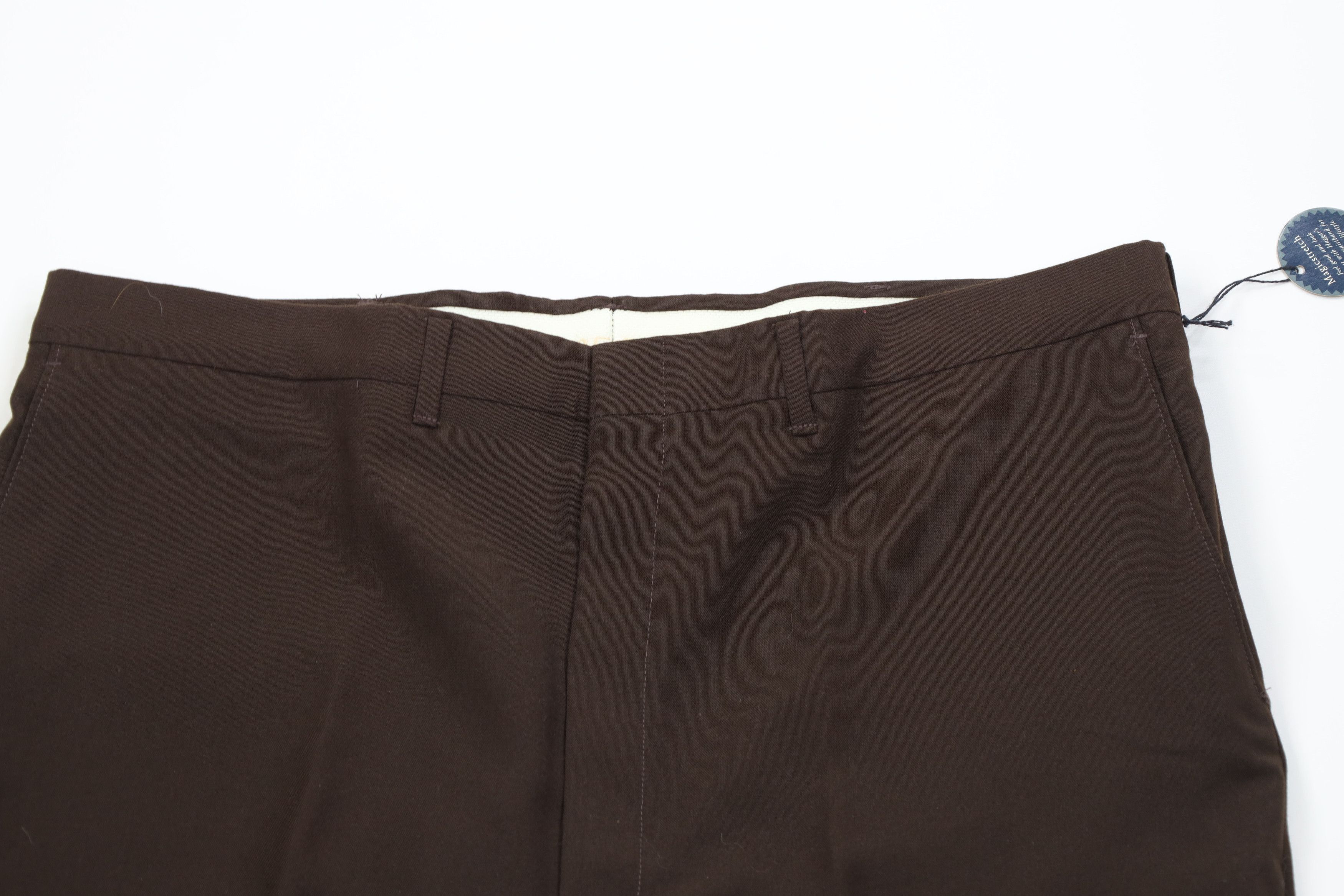 Vintage Deadstock Vintage 70s Worsted Blend Wide Leg Chino Pants Size US 40 / EU 56 - 2 Thumbnail