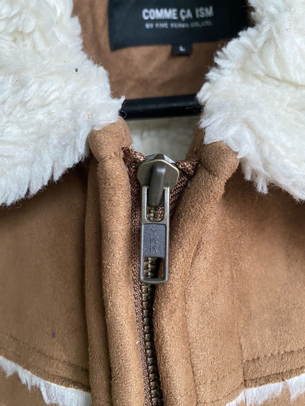 Comme Ca Ism Comme Ca Ism Faux Shearling Vest – Brown Sherpa Lined Size US M / EU 48-50 / 2 - 8 Thumbnail