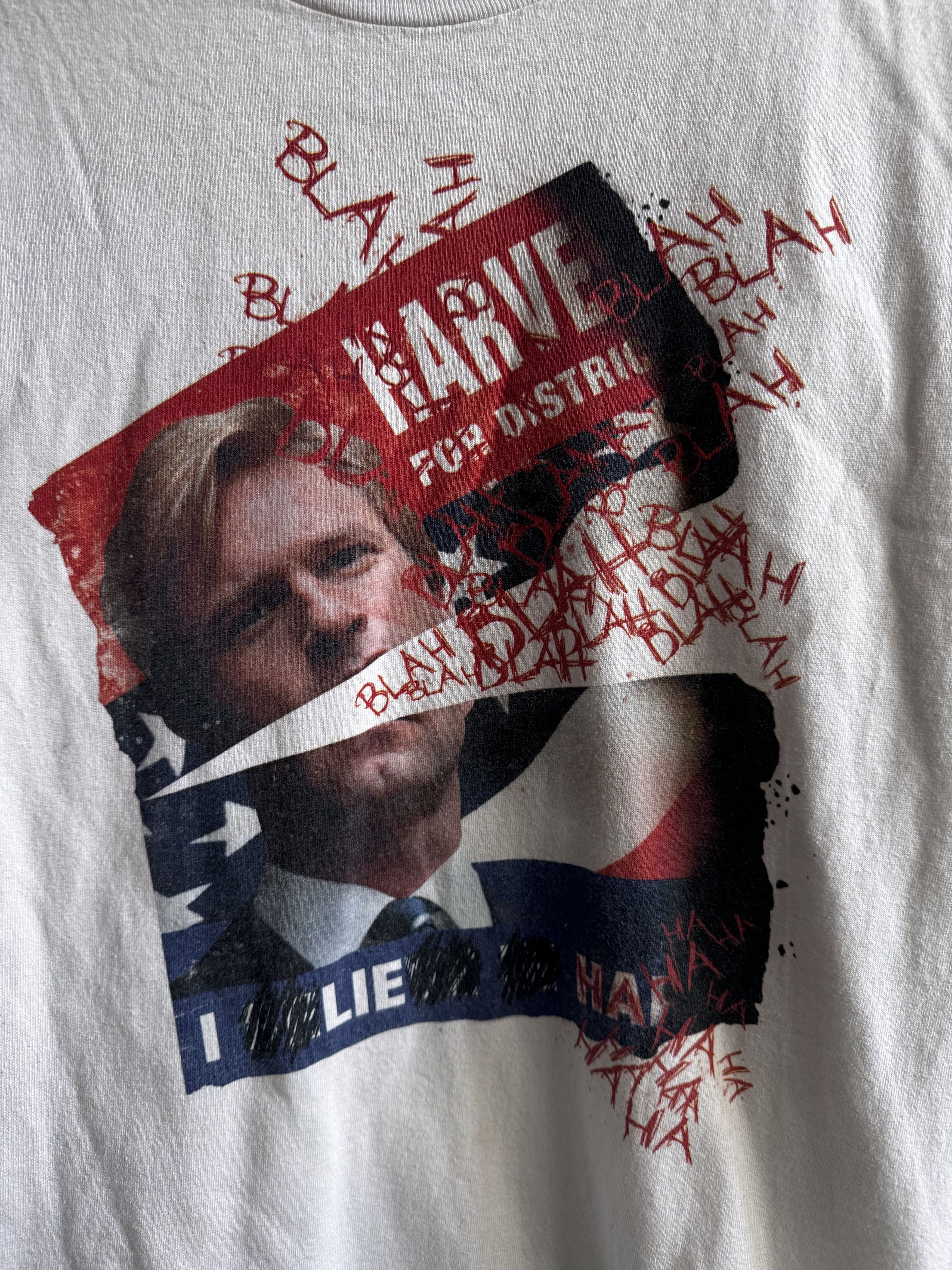 Vintage 2008 The Dark Knight Harvey Dent Promo Tshirt Size M Size US M / EU 48-50 / 2 - 2 Thumbnail