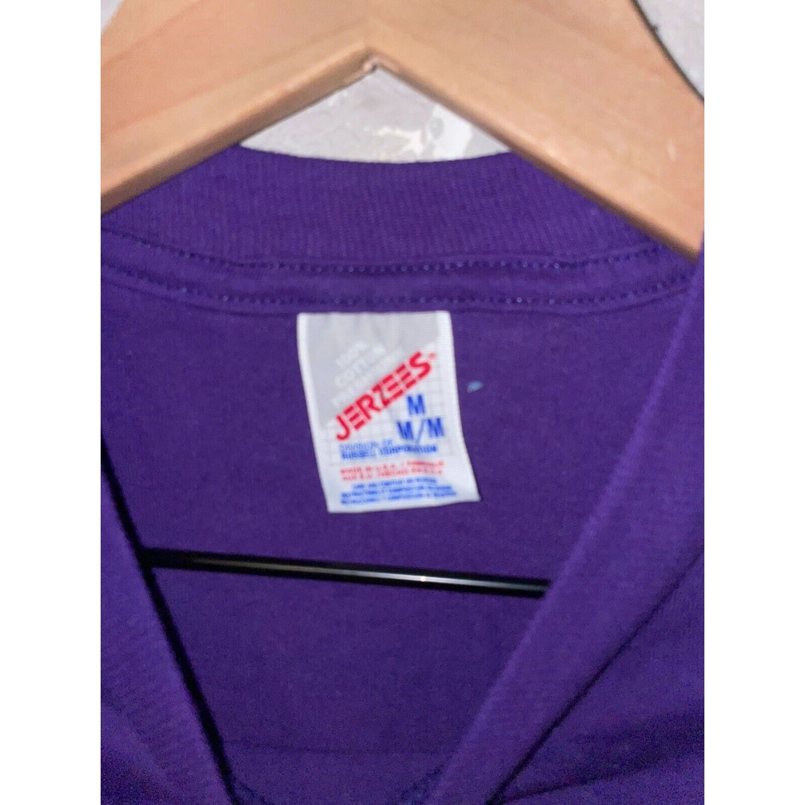 Jerzees Vintage Utah Shirt Wildflowers Flower Purple Tee USA 90s M Size US M / EU 48-50 / 2 - 6 Thumbnail